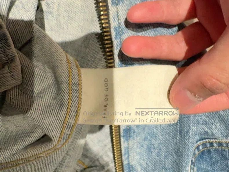 Fear of God Fear of God 5th Splatter Denim Jacket. Size US XL / EU 56 / 4 - 4 Thumbnail