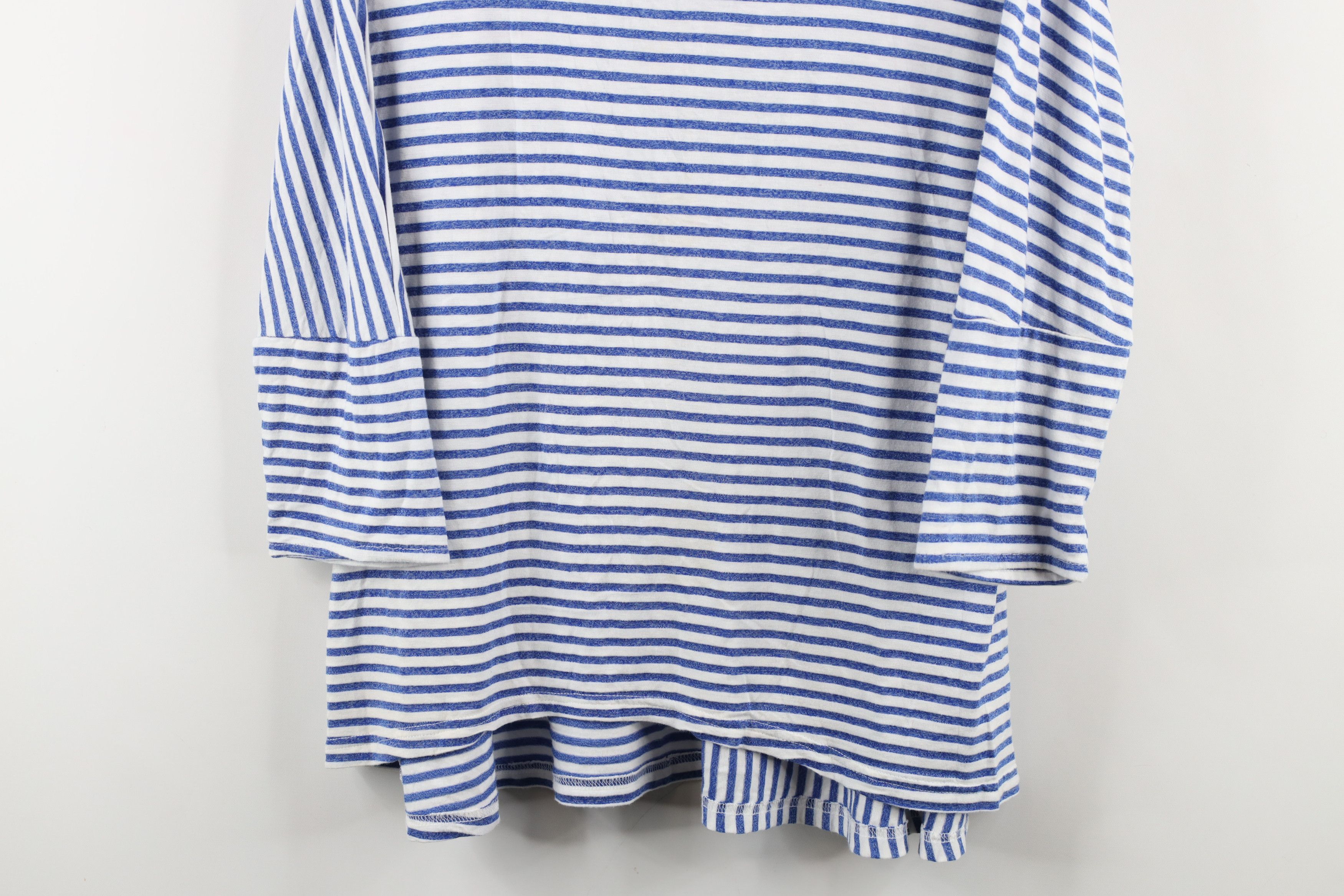 Vintage Vintage Lagenlook Dolman Sleeve Striped Knit T-Shirt Size M / US 6-8 / IT 42-44 - 3 Thumbnail