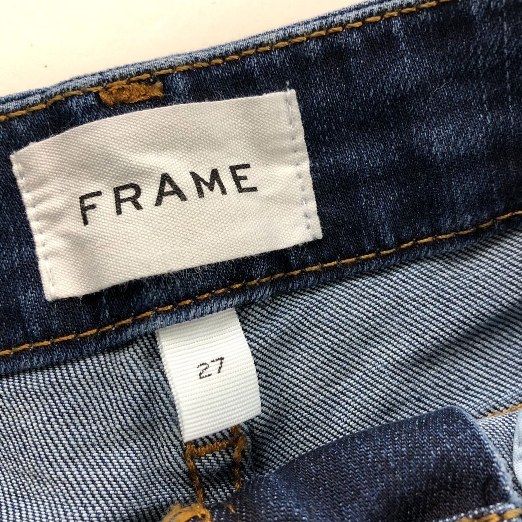 Frame FRAME Jeans Le Crop Mini Boot Cut Off Mid Rise Festival 27 Fits 29W 26L HRJ Size 27" / US 4 / IT 40 - 7 Thumbnail