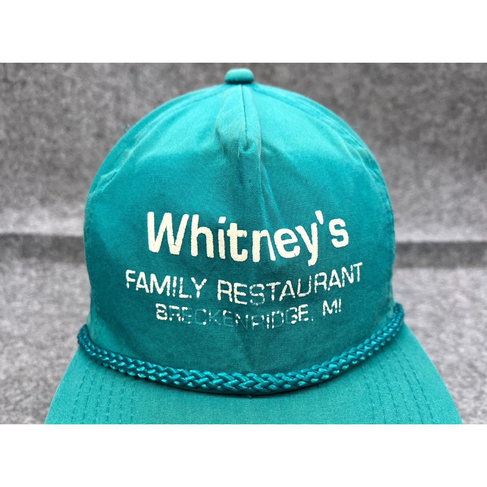 Vintage Whitney's Family Restaurant Hat Cap SnapBack Adult One Size Blue Polyester Hatch Size ONE SIZE - 2 Thumbnail