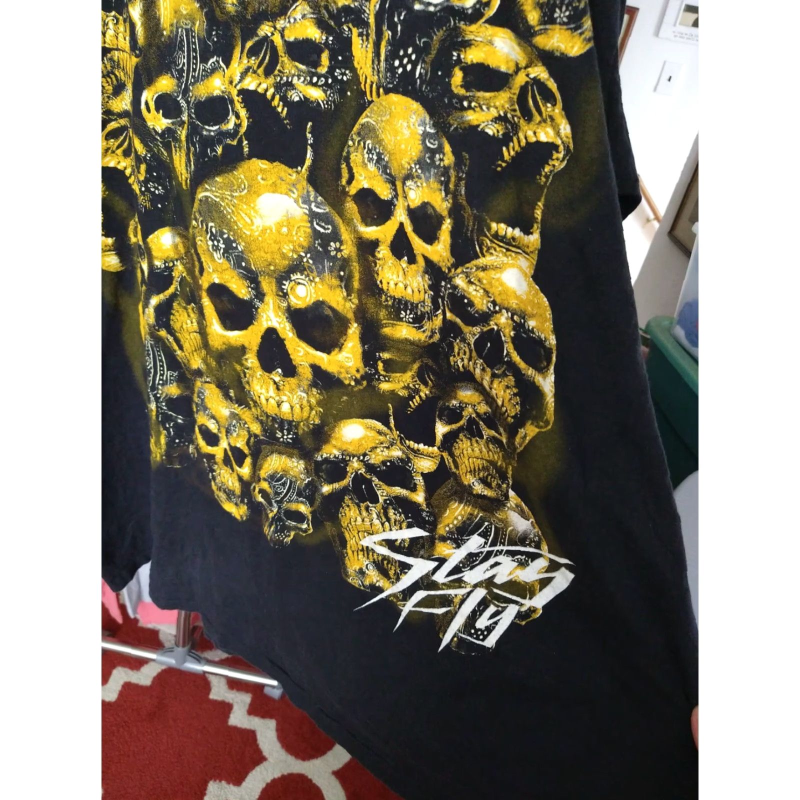 Changes VINTAGE Changes Stay Fly Skull T-shirt Made In USA 3XL Black Modern AZTEC Mayan Art Skull Sweatshirt? Size US XXL / EU 58 / 5 - 2 Thumbnail