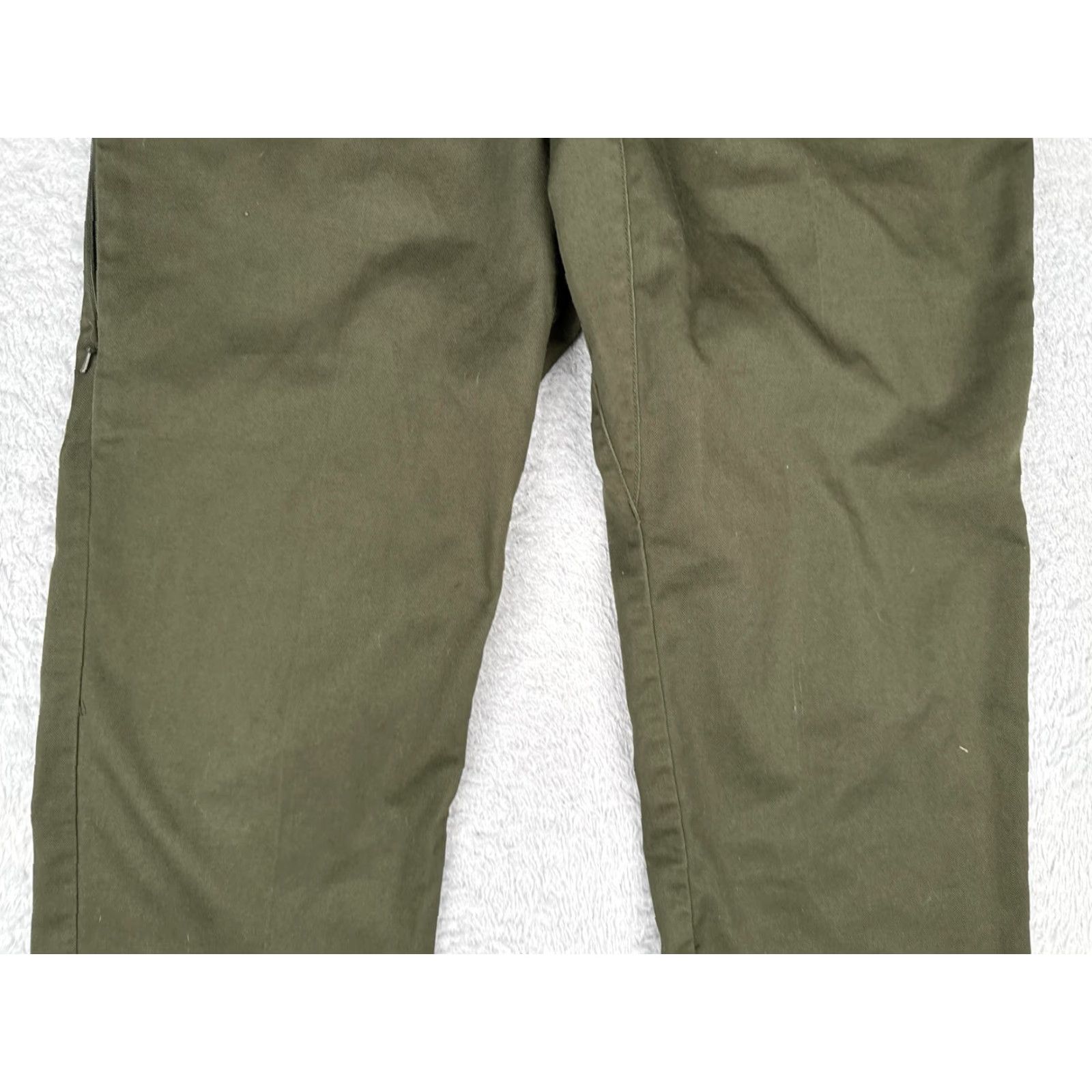 Vintage 5.11 Tactical Series Pants Mens 30x31 Green Polyester Cotton Uniform Tactical Chino Regular Straight Front Pocket 5-Pocket Design USA Men Size US 30 / EU 46 - 3 Thumbnail