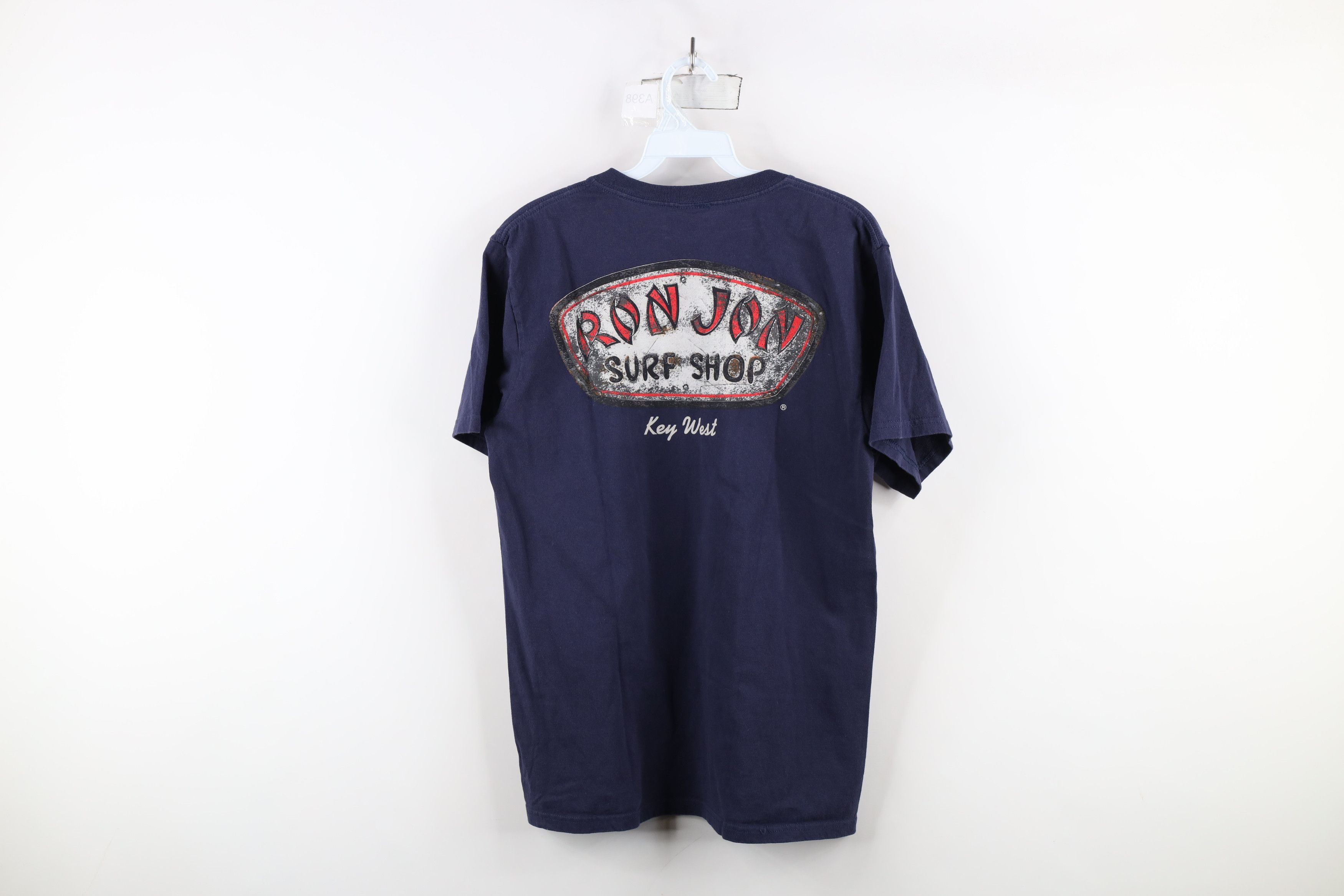 Vintage Vintage Ron Jon Surf Shop Key West Surfing T-Shirt Navy Blue Size US M / EU 48-50 / 2 - 10 Thumbnail