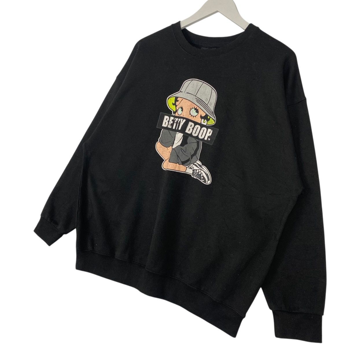 Other Vintage Betty Boop Printed Crewneck Sweatshirt Black Size US L / EU 52-54 / 3 - 2 Thumbnail