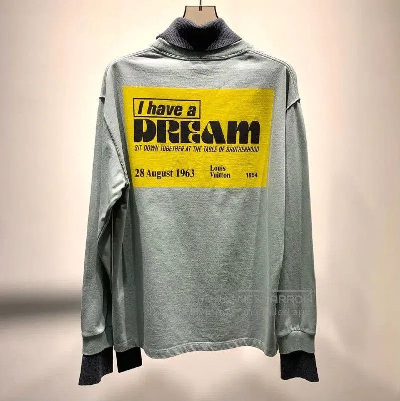 Louis Vuitton Louis Vuitton Green Cotton Men's Sweatshirt . Size US L / EU 52-54 / 3 - 2 Thumbnail