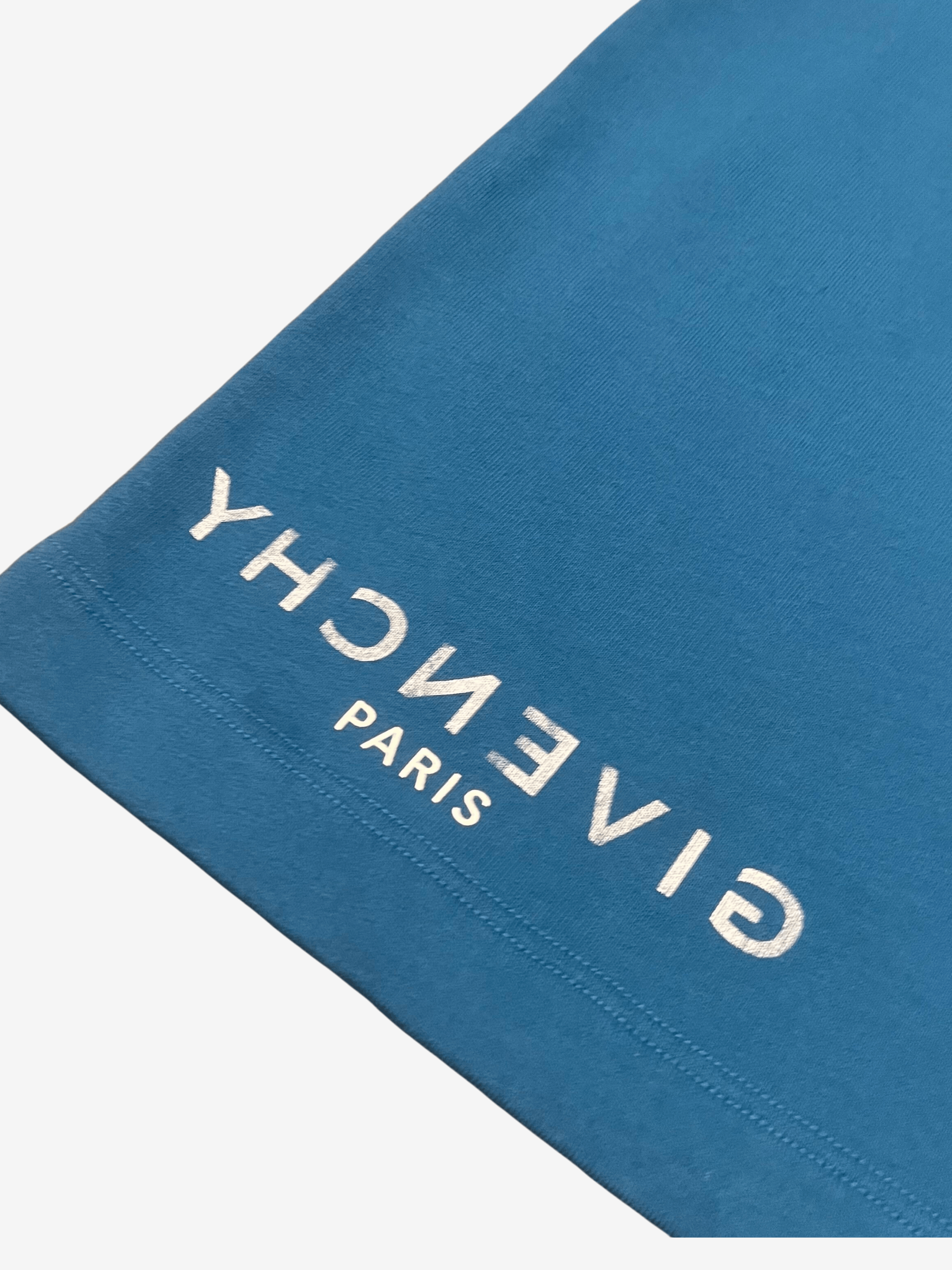 Givenchy $798 Givenchy Blue Runway Logo Shorts Medium Size US 34 / EU 50 - 4 Thumbnail