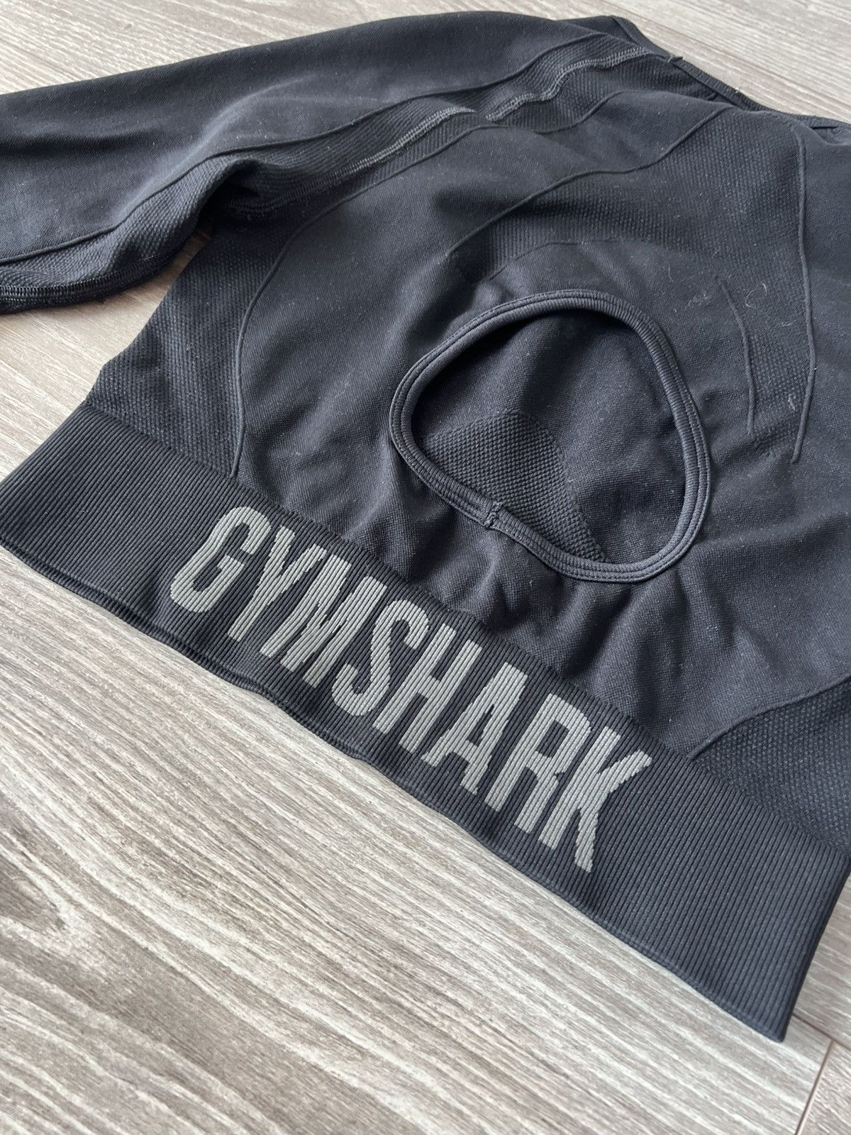 Gymshark ‼️Gymshark Womans Long Sleeve Onyx Straight Fit Gym Top‼️ Size M / US 6-8 / IT 42-44 - 16 Thumbnail