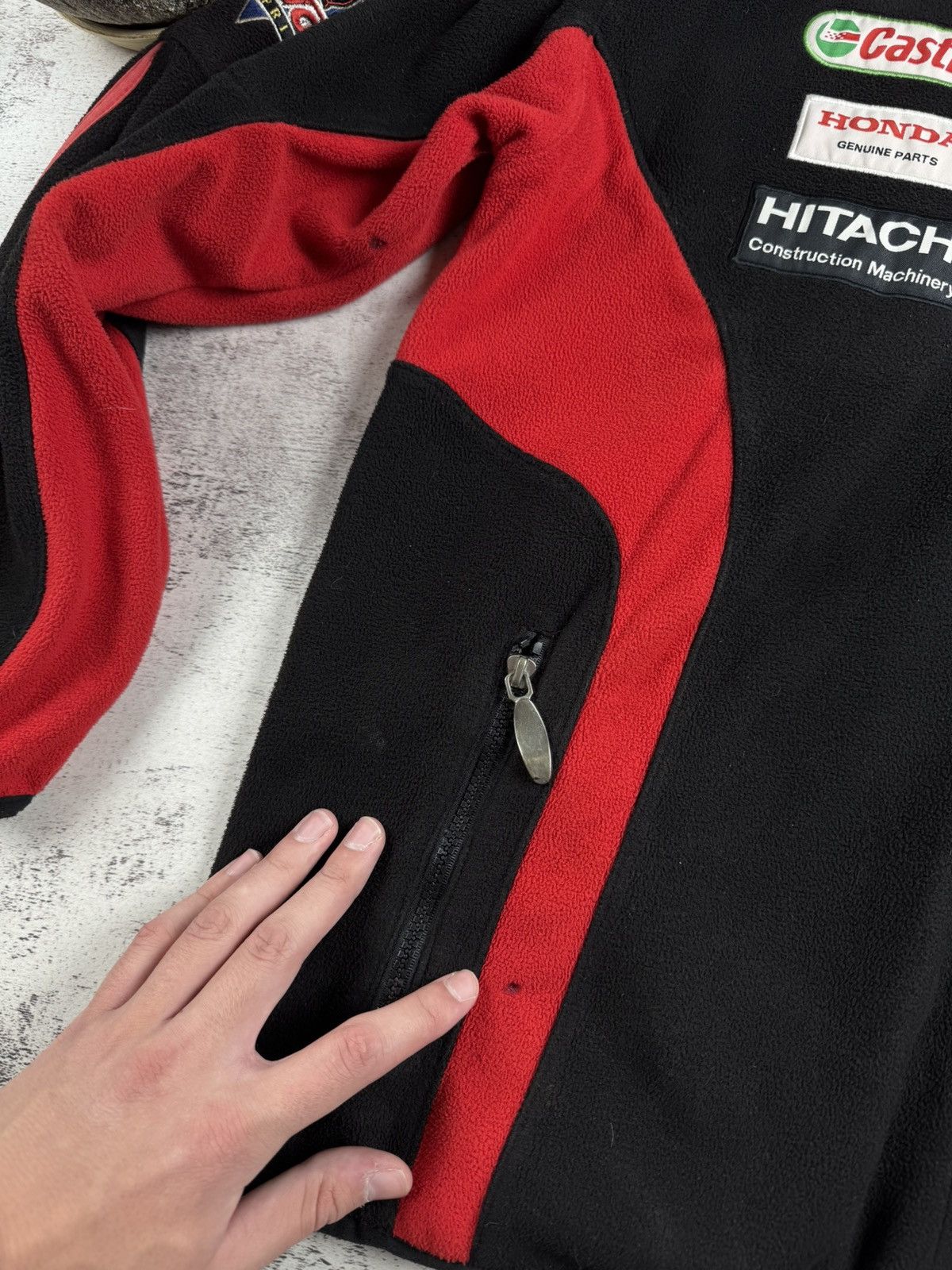 Honda Honda Formula 1 HM Plant Large Men’s Black Racing Jacket Fleece Pullover Hoodie Size US L / EU 52-54 / 3 - 11 Thumbnail