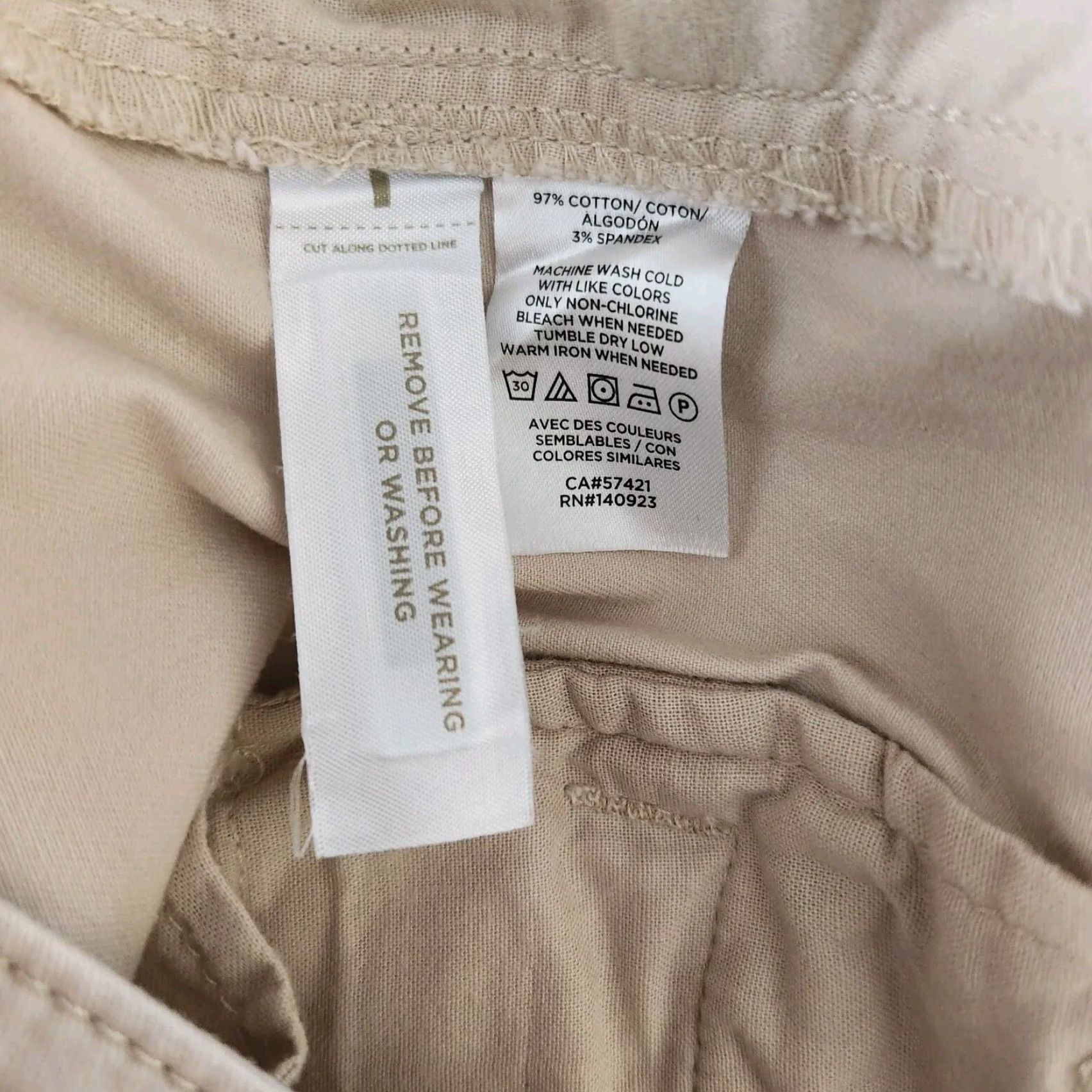 Loft LOFT Womens Tan The Washed Twill 4" Short-Size 6 Size 27" / US 4 / IT 40 - 6 Thumbnail