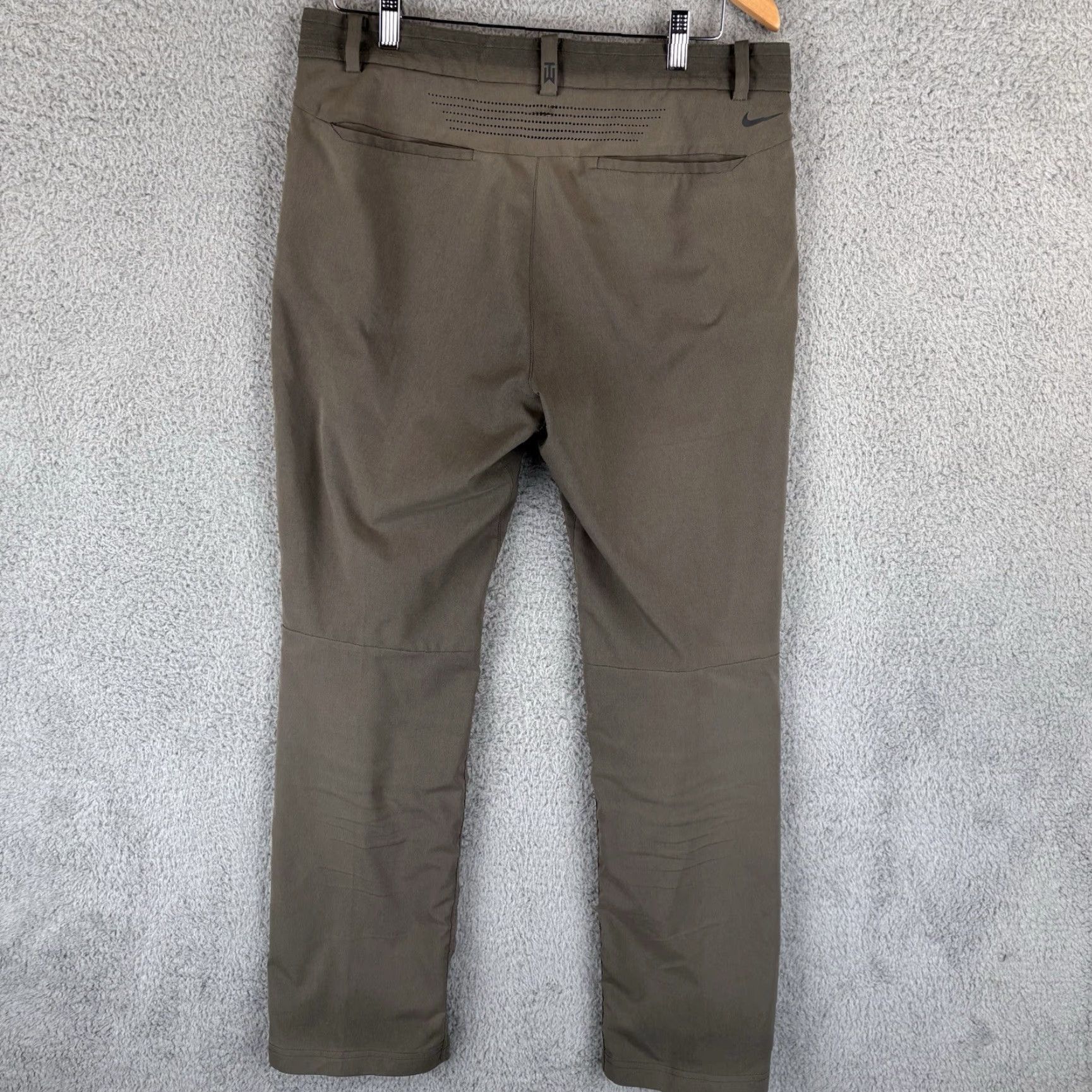 Nike Nike Tiger Woods Collection Pants Mens 34x32 Olive Golf Performance Vented Read Size US 34 / EU 50 - 5 Thumbnail
