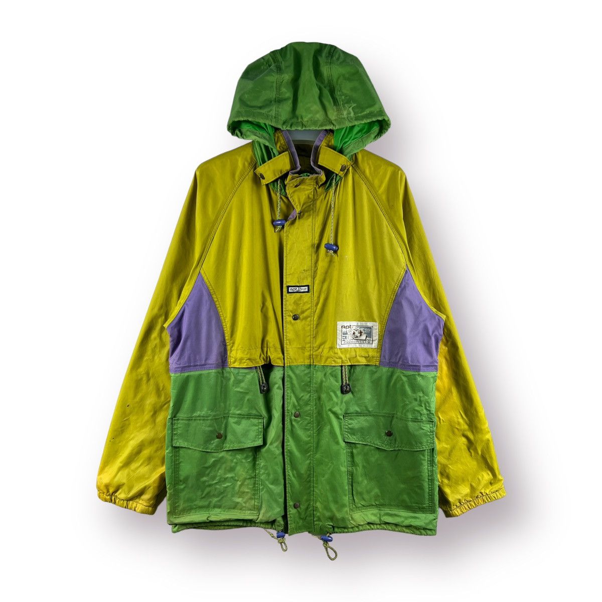 Apt. 9 × Japanese Brand 🔥Vtg. Waterproof APT SPORT ART COLLECTION COLOR BLOCK Size US L / EU 52-54 / 3 - 1 Thumbnail
