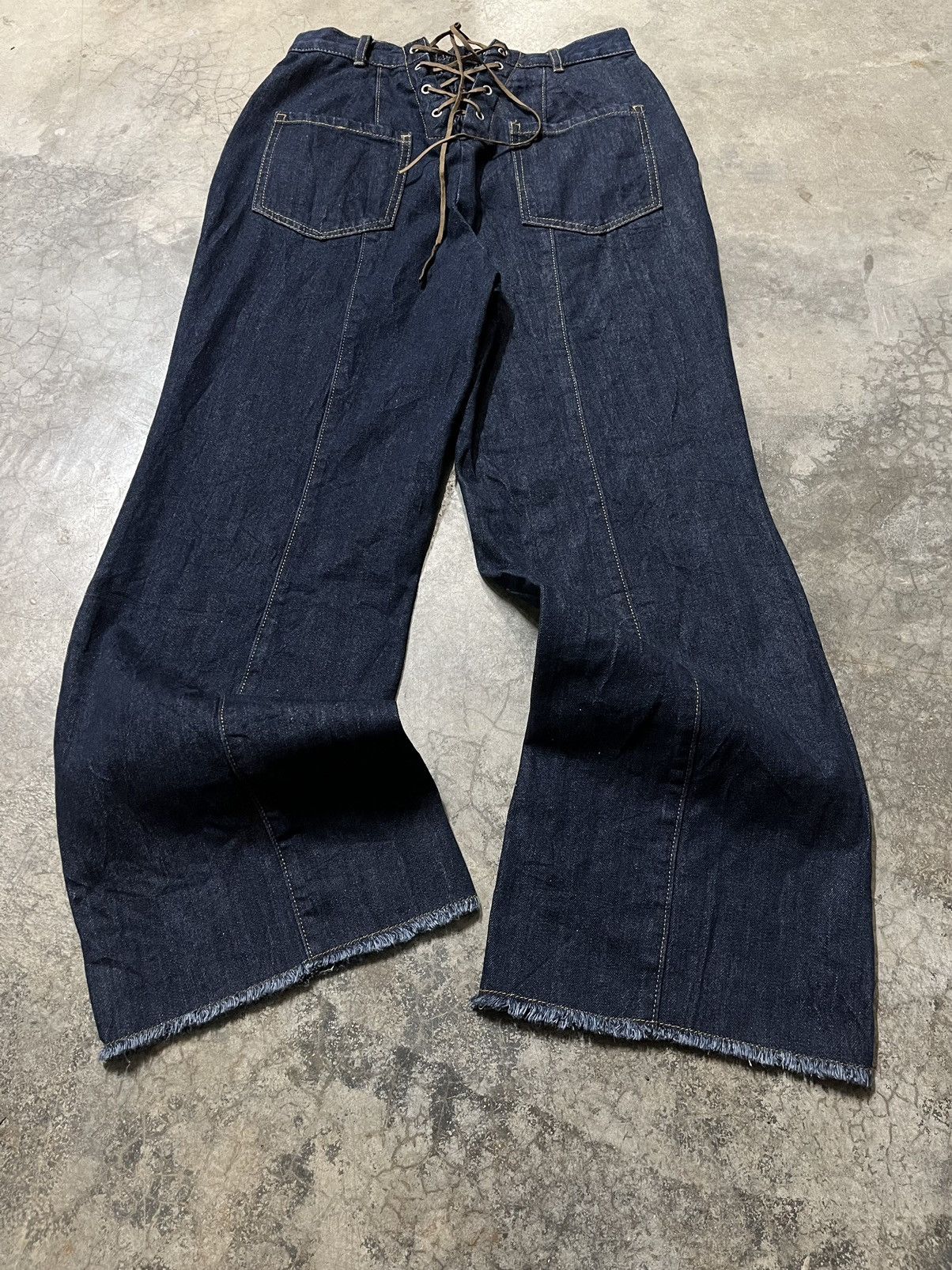 JNCO Baggy jeans drawstring pant wideleg by earth music & ecology Size US 28 / EU 44 - 2 Thumbnail