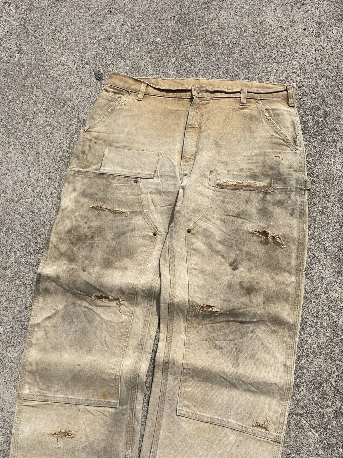 Carhartt Ghost Pocket Faded & Repaired Carhartt Double Knees Size US 38 / EU 54 - 4 Thumbnail