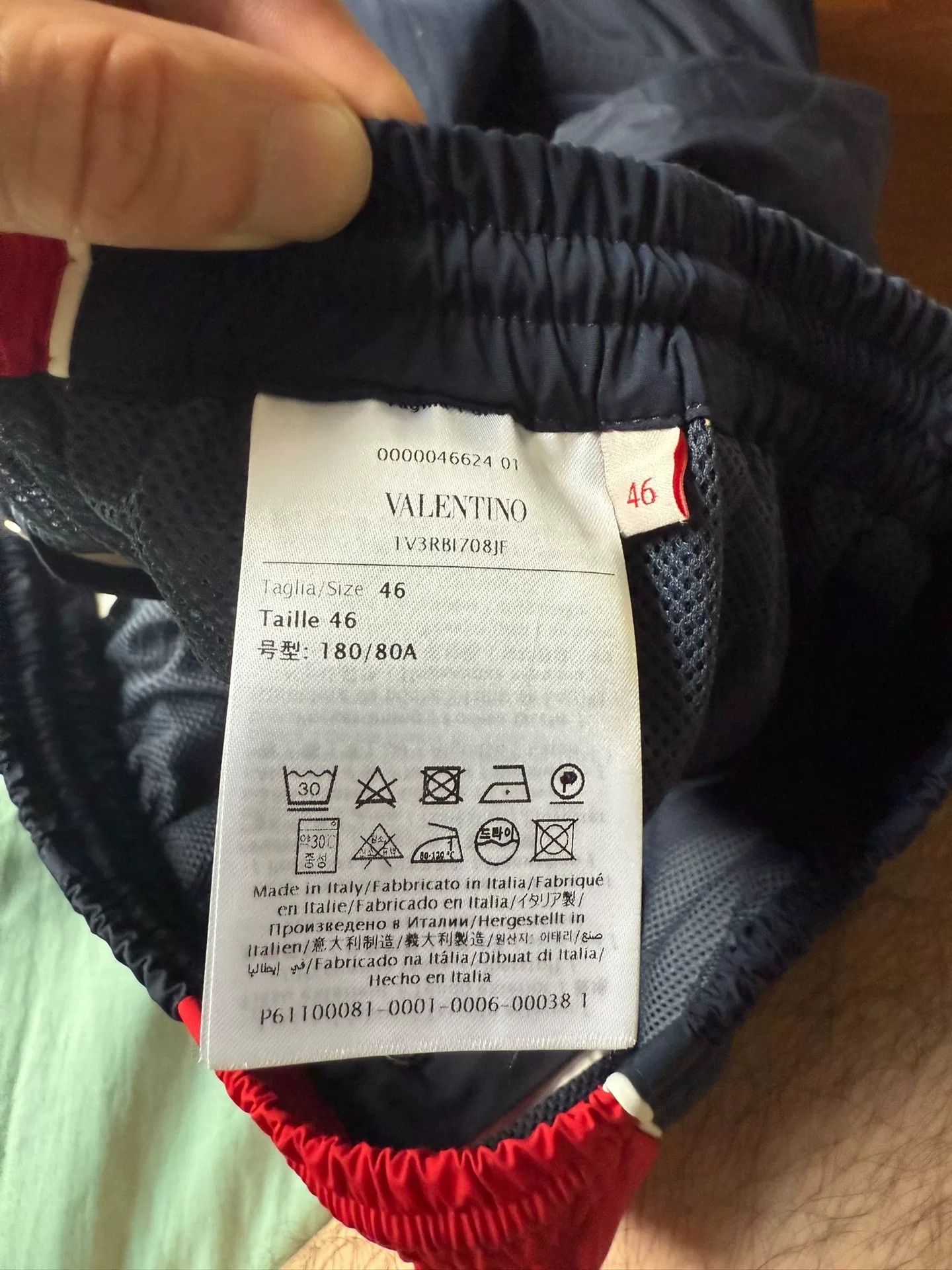 Valentino Valentino Red Side Buckle Navy Sweatpants Size US 30 / EU 46 - 5 Thumbnail