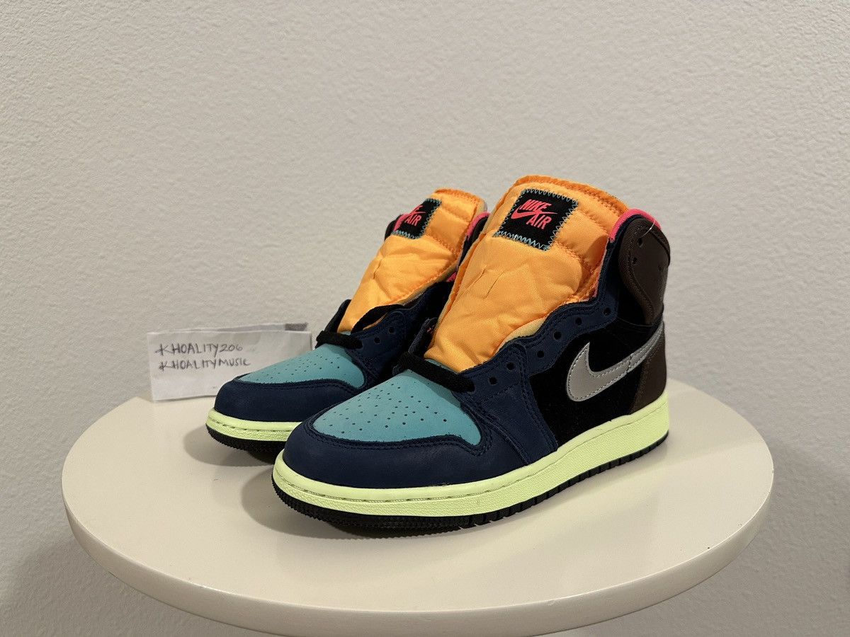 image of Air Jordan 1 Retro High OG Gs Tokyo Biohack 575441 201 Shoes in Brown, Men's