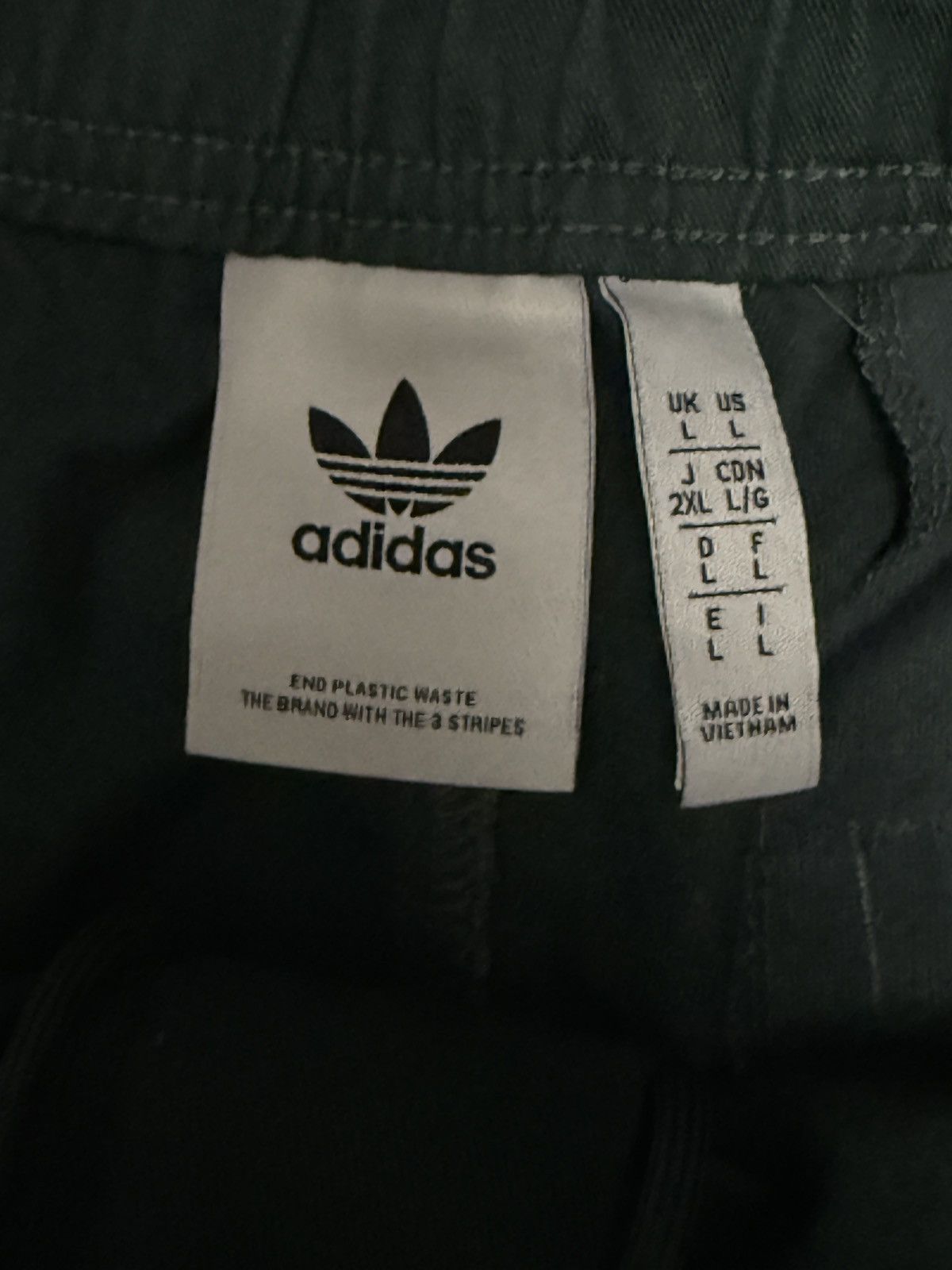 Adidas adidas Originals Adicolor Contempo Chino Pants/Mineral Green Size US 36 / EU 52 - 3 Thumbnail