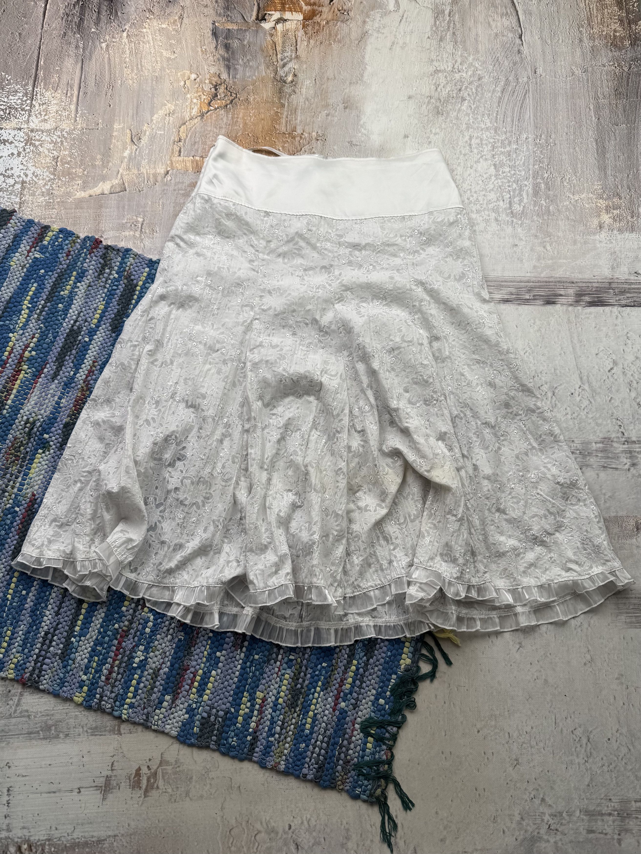 Japanese Brand Vintage Flare Skirt D15 A765(632) Size 32" / US 10 / IT 46 - 8 Thumbnail