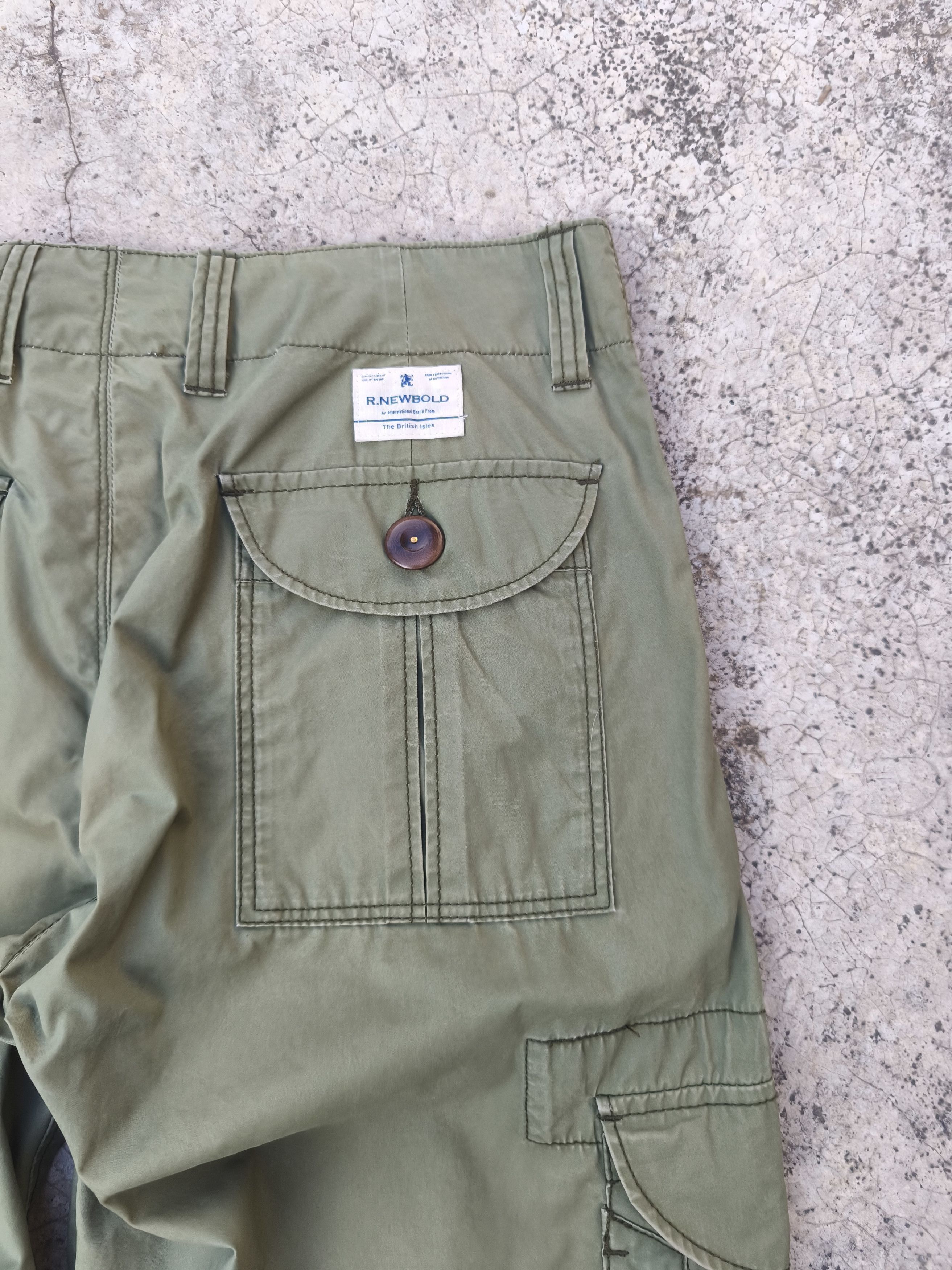 R.Newbold R Newbold Cargo pants Olive Green color Size US 32 / EU 48 - 10 Thumbnail