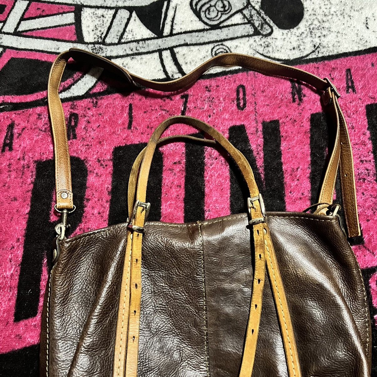Japanese Brand Herz Japan 2 Way Leather Shoulder / Tote Bag Size ONE SIZE - 6 Thumbnail