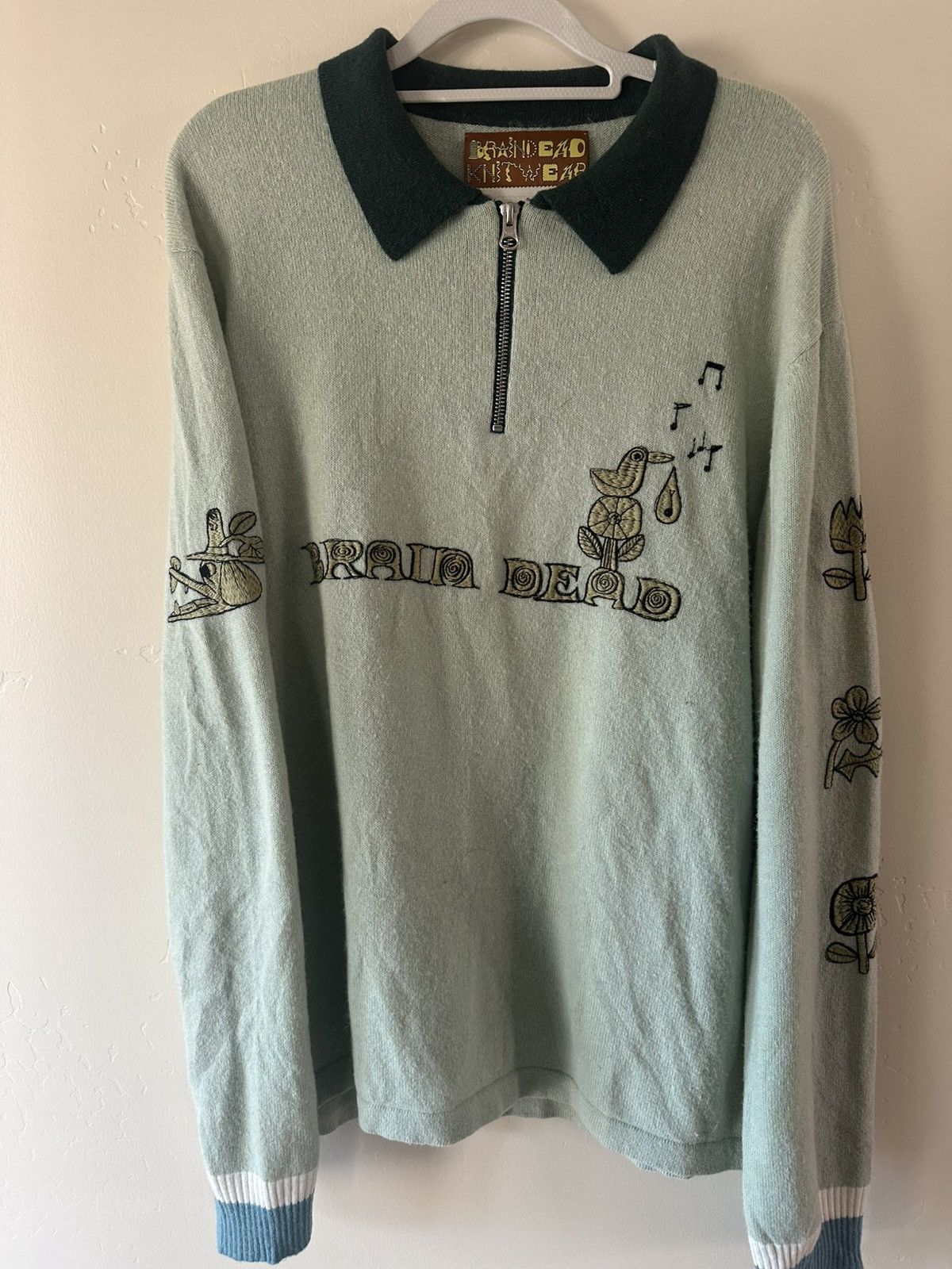 Brain Dead Beautiful Brain Dead Quarter Zip Size US L / EU 52-54 / 3 - 3 Thumbnail