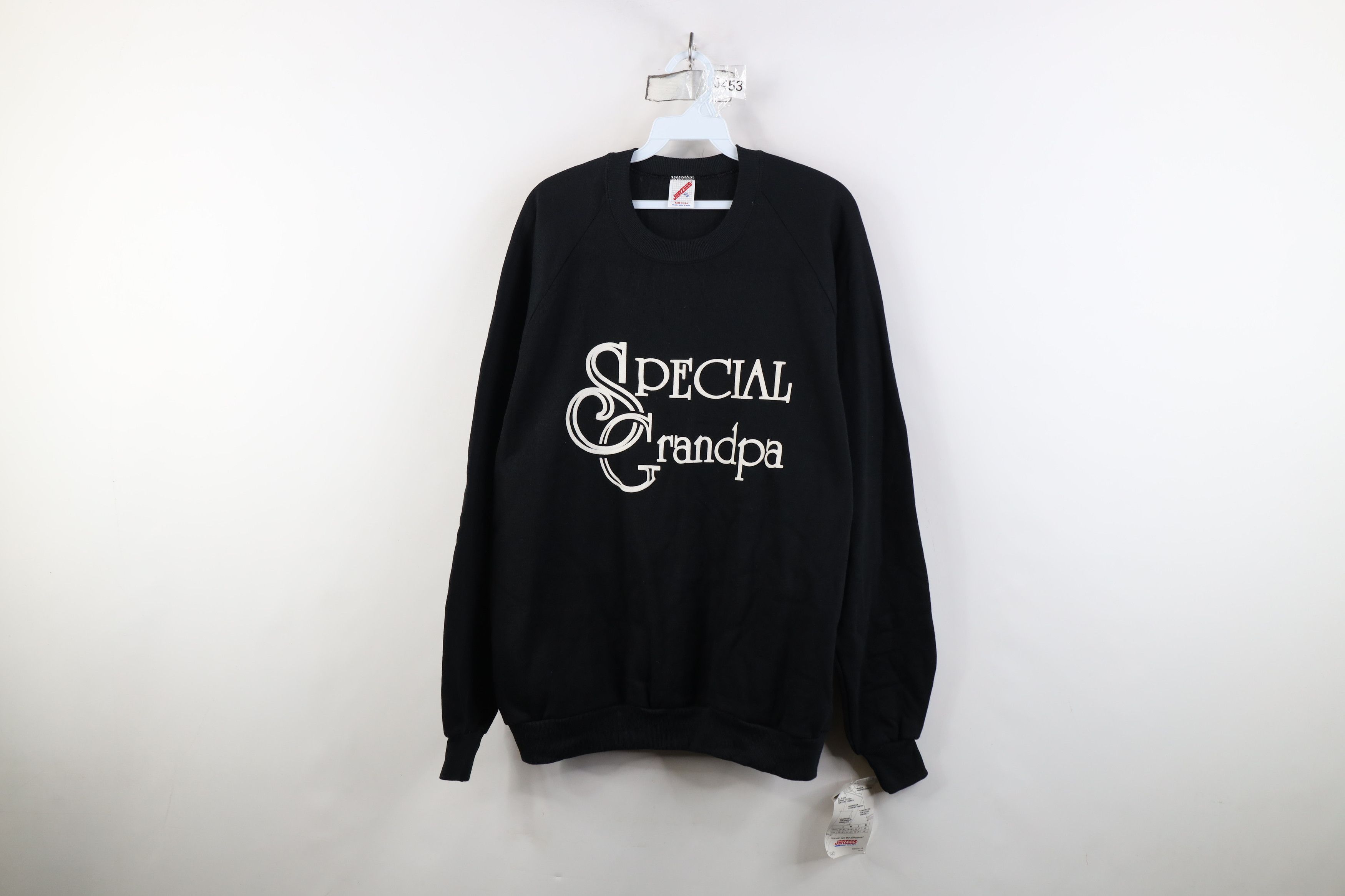 Vintage Deadstock Vintage 90s Streetwear Grandpa Sweatshirt USA Size US XL / EU 56 / 4 - 1 Thumbnail
