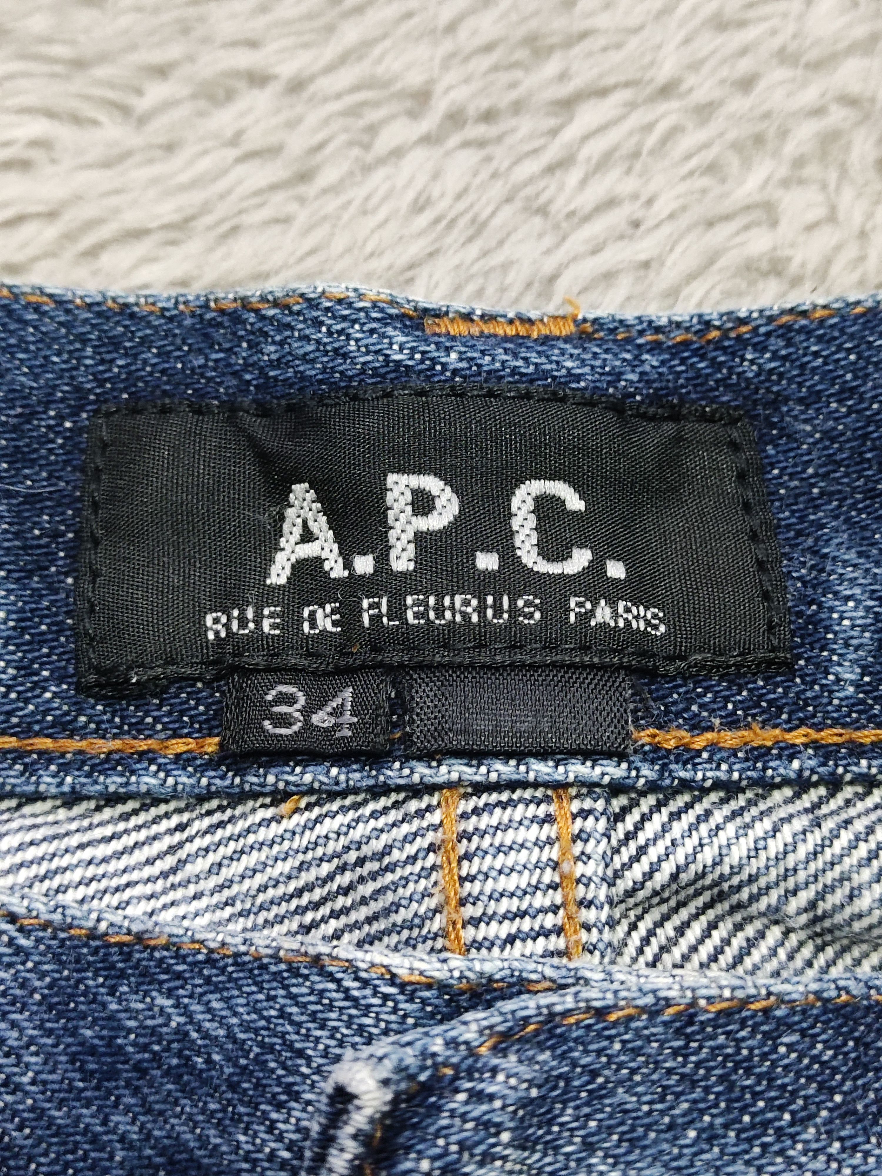A.P.C. A.P.C. Rue De Fleurus Paris Selvedge Denim Jeans Indigo Size US 32 / EU 48 - 12 Thumbnail