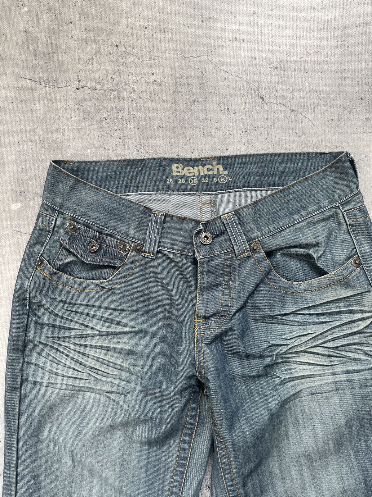 Bench × Vintage Vintage Y2K Bench Jeans Pants Faded Size US 30 / EU 46 - 5 Thumbnail