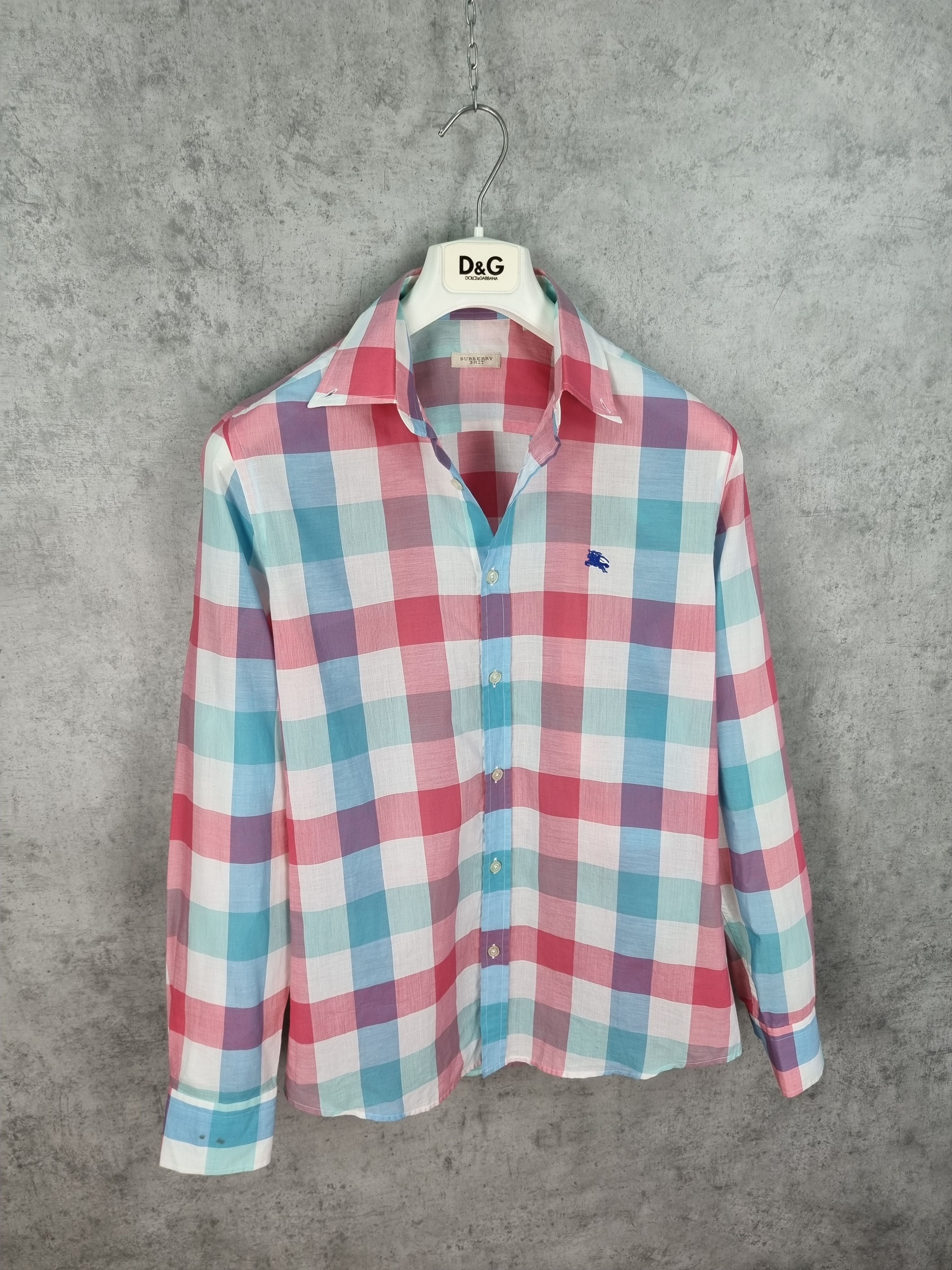 Burberry Burberry Very Light Plaid Shirt Size S / US 4 / IT 40 - 4 Thumbnail