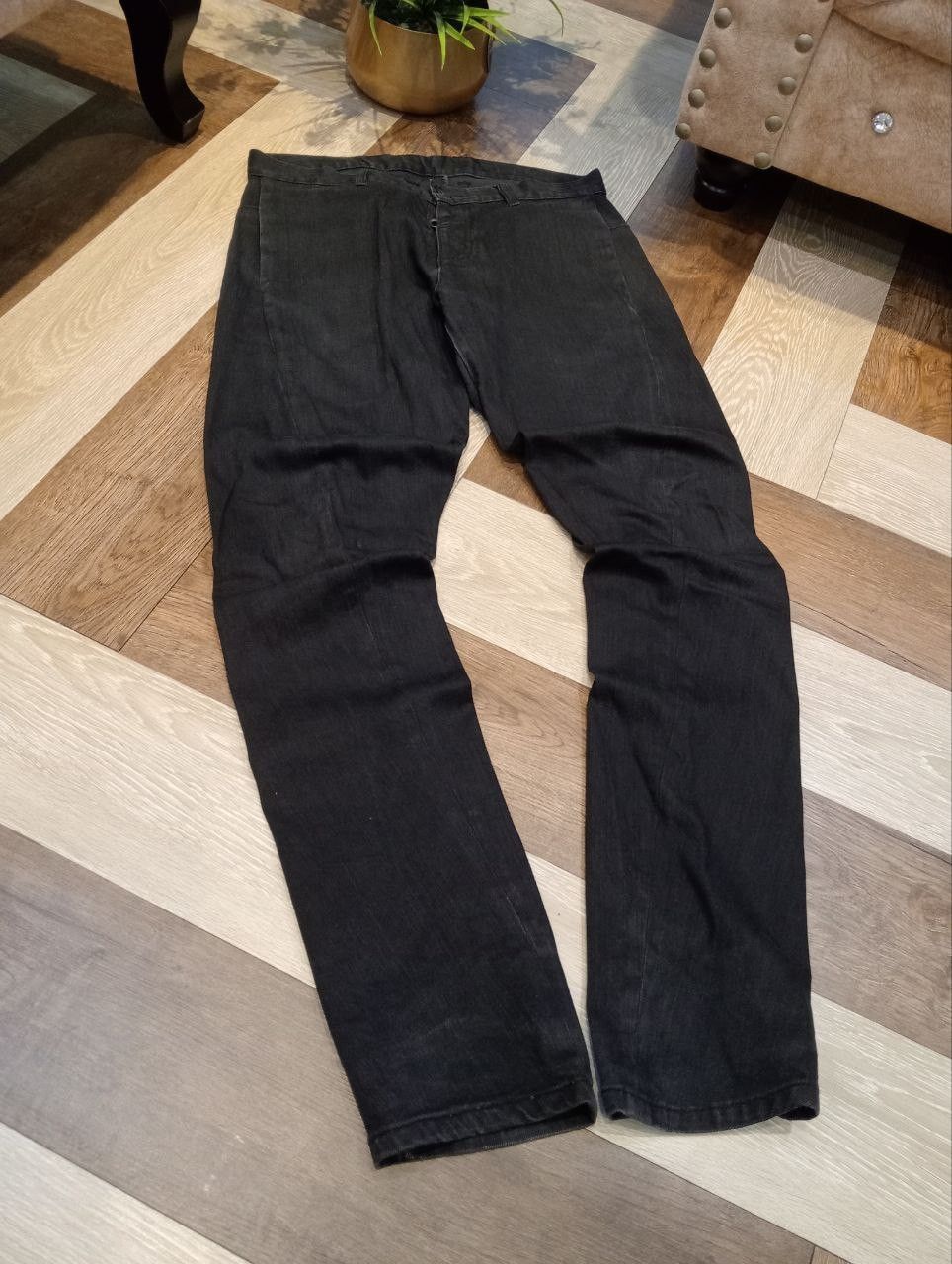 Shellac JAPANESE SHELLAC BLACK CURVE DENIM PANTS Size US 32 / EU 48 - 3 Thumbnail