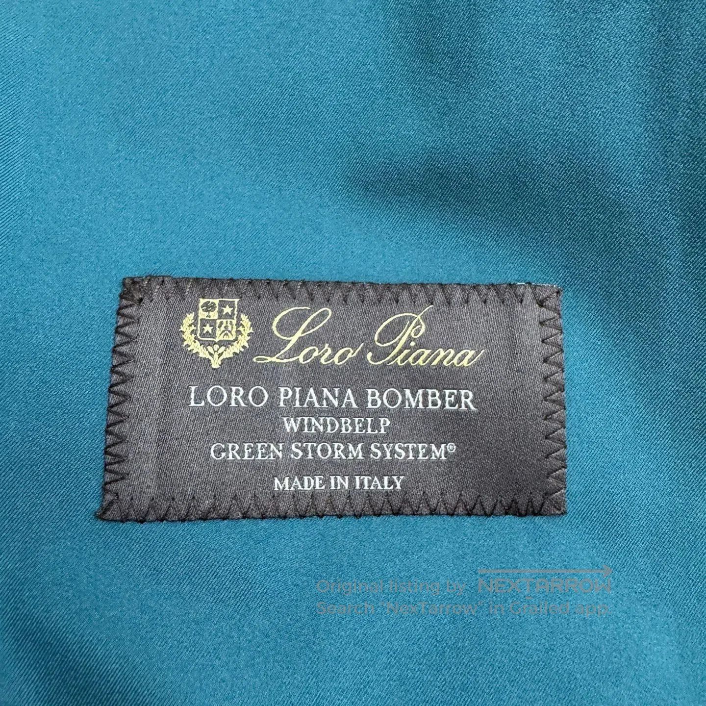 Loro Piana Blue Zip-Front Bomber Jacket Size S. Size US S / EU 44-46 / 1 - 3 Thumbnail