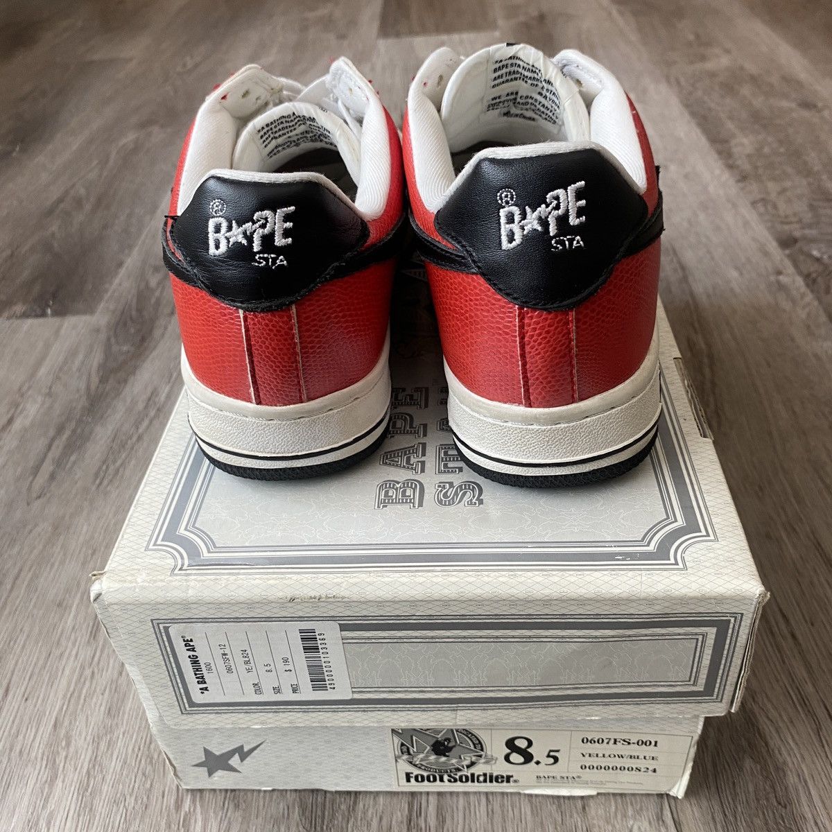 Bape 2006 Chicago Snakeskin Bapesta FS-001 Sz 8.5 Size US 8.5 / EU 41-42 - 3 Thumbnail
