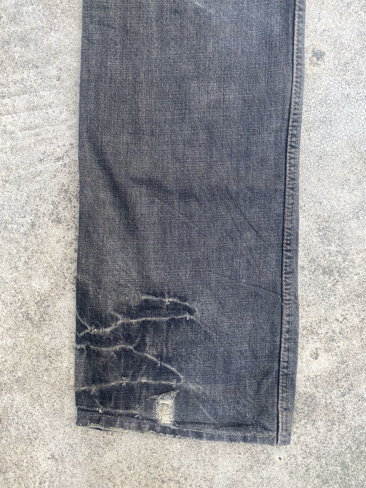 Japanese Brand × Nicole Club Flare Jeans Nicole Club Clawmark Distressed Bootcut Size US 32 / EU 48 - 17 Thumbnail