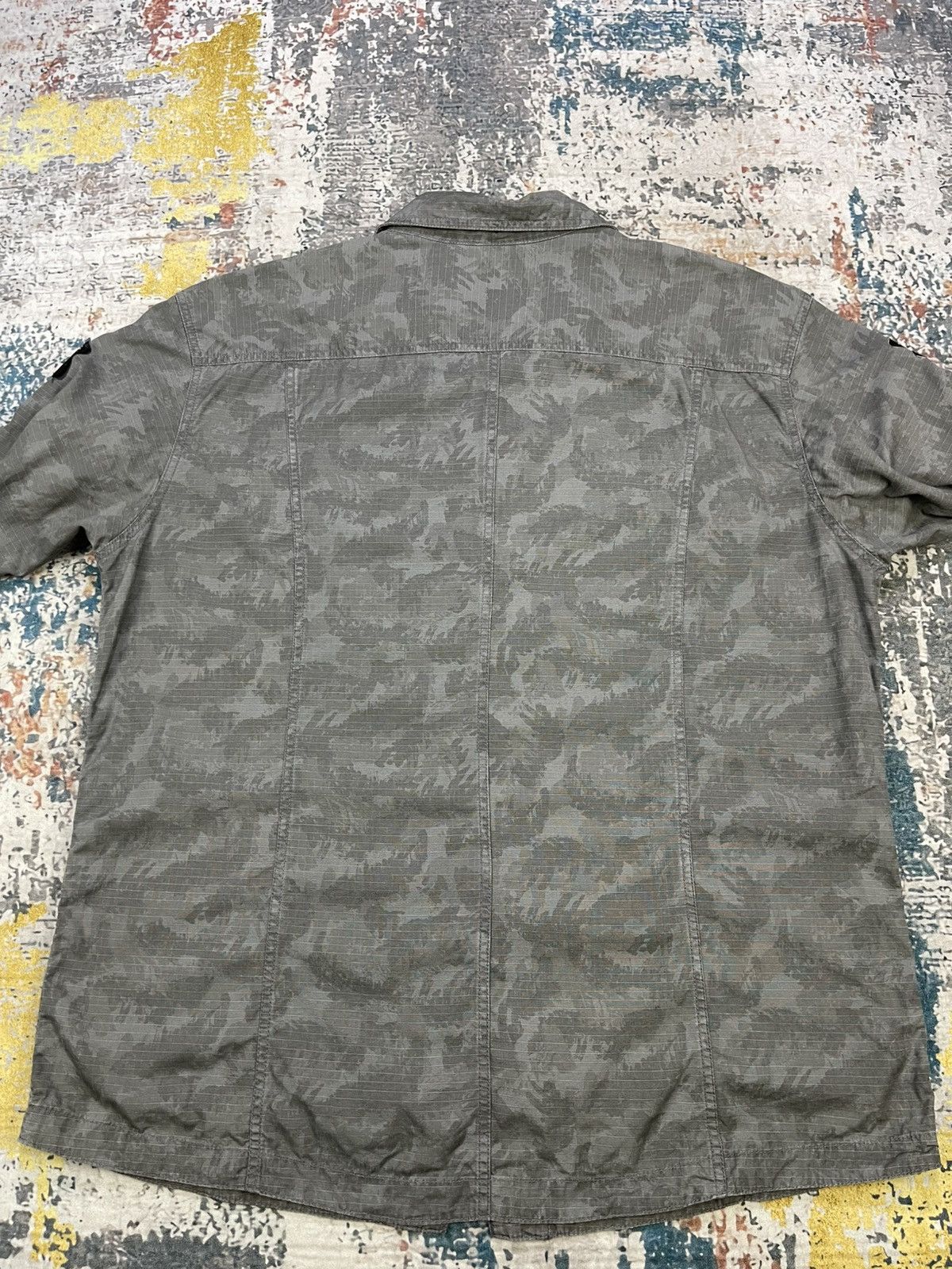 Airwalk Airwalk Ripstop Camouflage Zip Up Overshirt Jacket Size US XXL / EU 58 / 5 - 2 Thumbnail