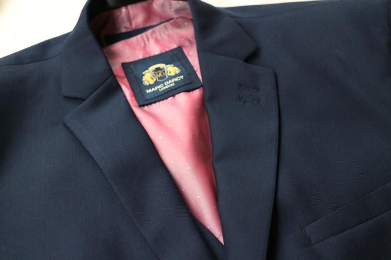 Other Marc Darcy Navy 3-Piece Suit Size 52R Size 52R - 4 Thumbnail