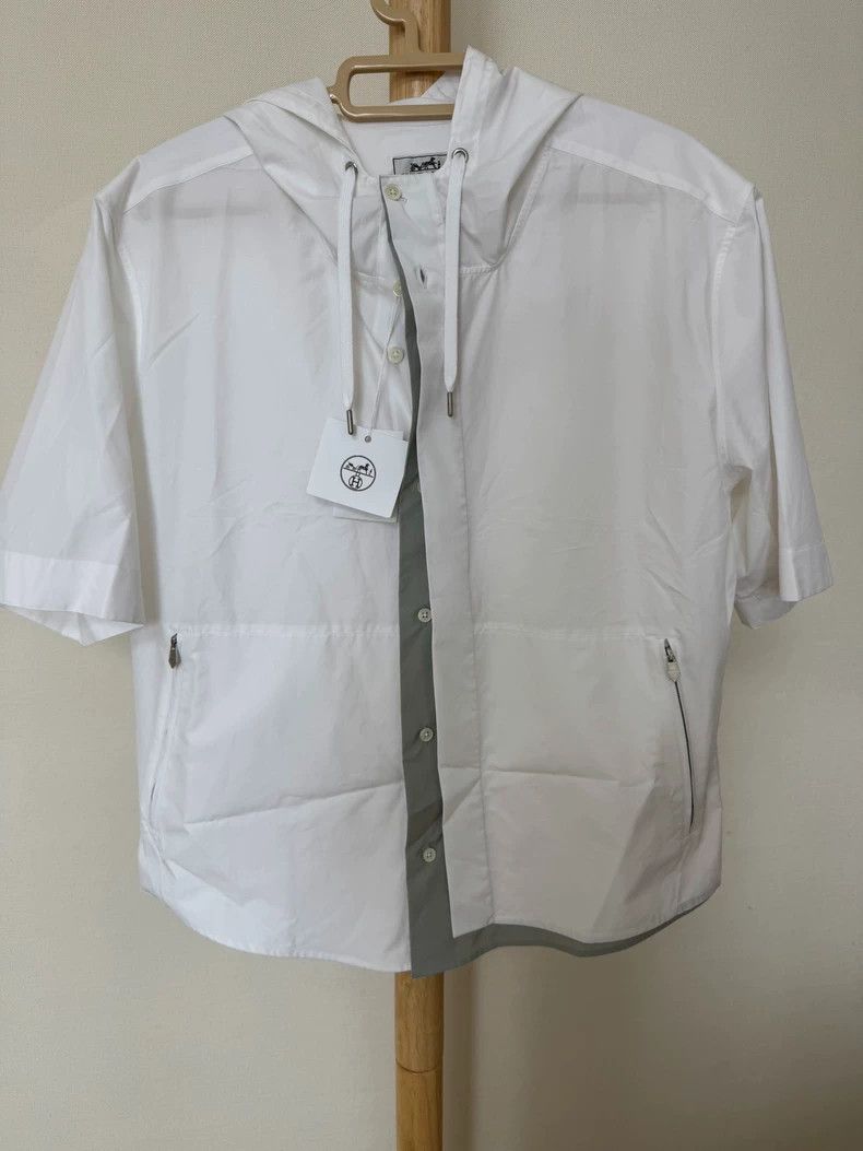 Hermes Hermes Hooded Short Sleeve Jacket Size US M / EU 48-50 / 2 - 1 Thumbnail