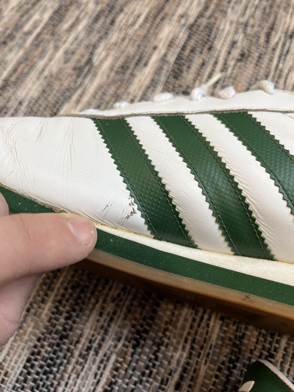Adidas × Vintage RARE Vintage Adidas Country Leather sneakers japanese 99s Size US 8.5 / EU 41-42 - 12 Thumbnail