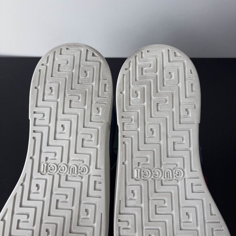 Gucci Gucci ACE Low-top Blue Sneakers - Size US 10.5 / EU 43-44 - 7 Thumbnail