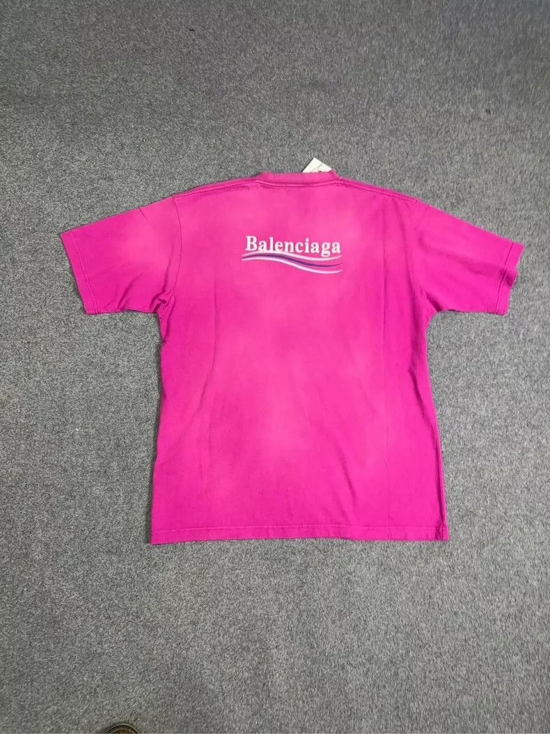 Balenciaga Balenciaga New embroidered wave short sleeves Size US M / EU 48-50 / 2 - 1 Thumbnail
