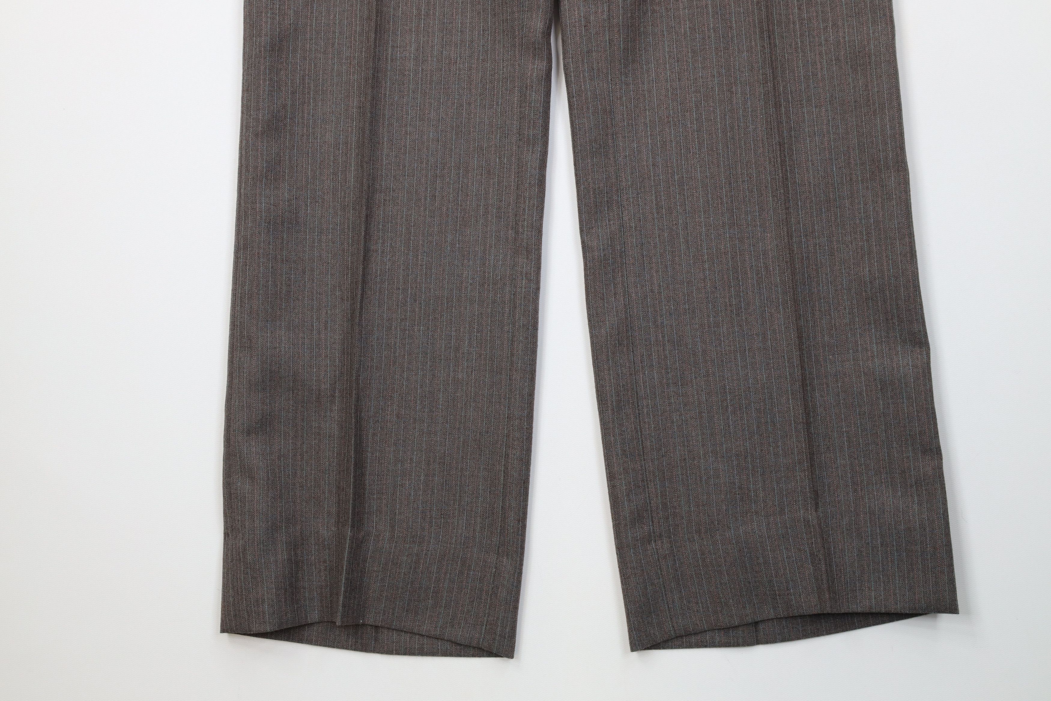 Vintage Vintage 60s 70s Streetwear Pinstriped Wide Leg Pants USA Size US 29 - 4 Thumbnail
