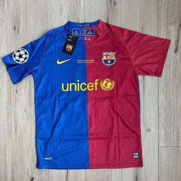 Nike Barcelona Soccer Jersey Lionel Messi #10 Retro Final UCL 200 Size US M / EU 48-50 / 2 - 2 Thumbnail