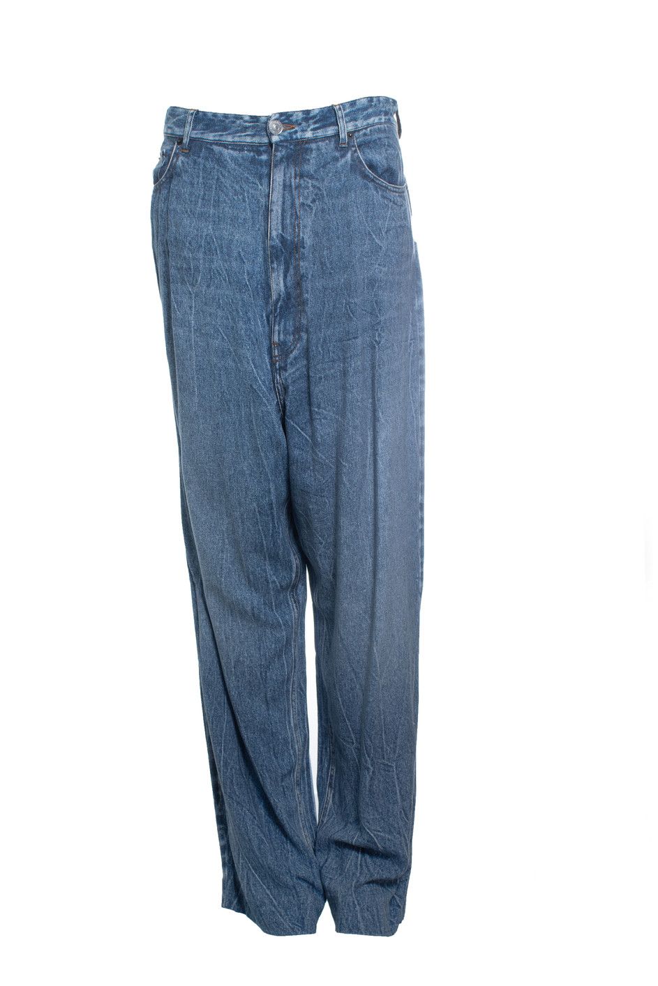 Balenciaga Balenciaga, 2020 trompe L’oeil faux jeans pants Size 28" / US 6 / IT 42 - 1 Thumbnail