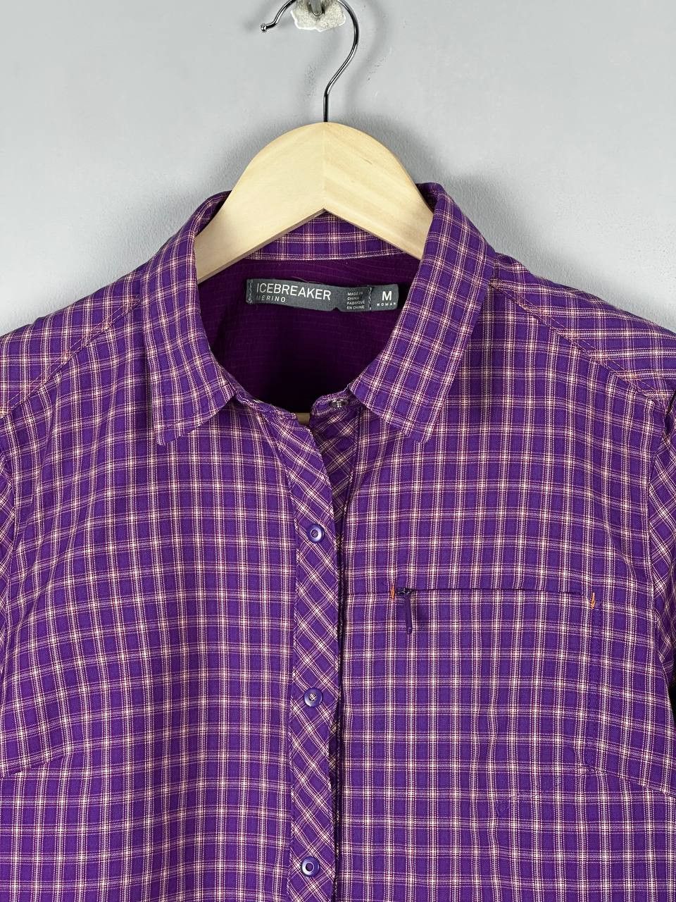 Icebreaker Icebreaker Merino Wool Outdoor Hiking Shirt sleeve shirt Size M / US 6-8 / IT 42-44 - 4 Thumbnail
