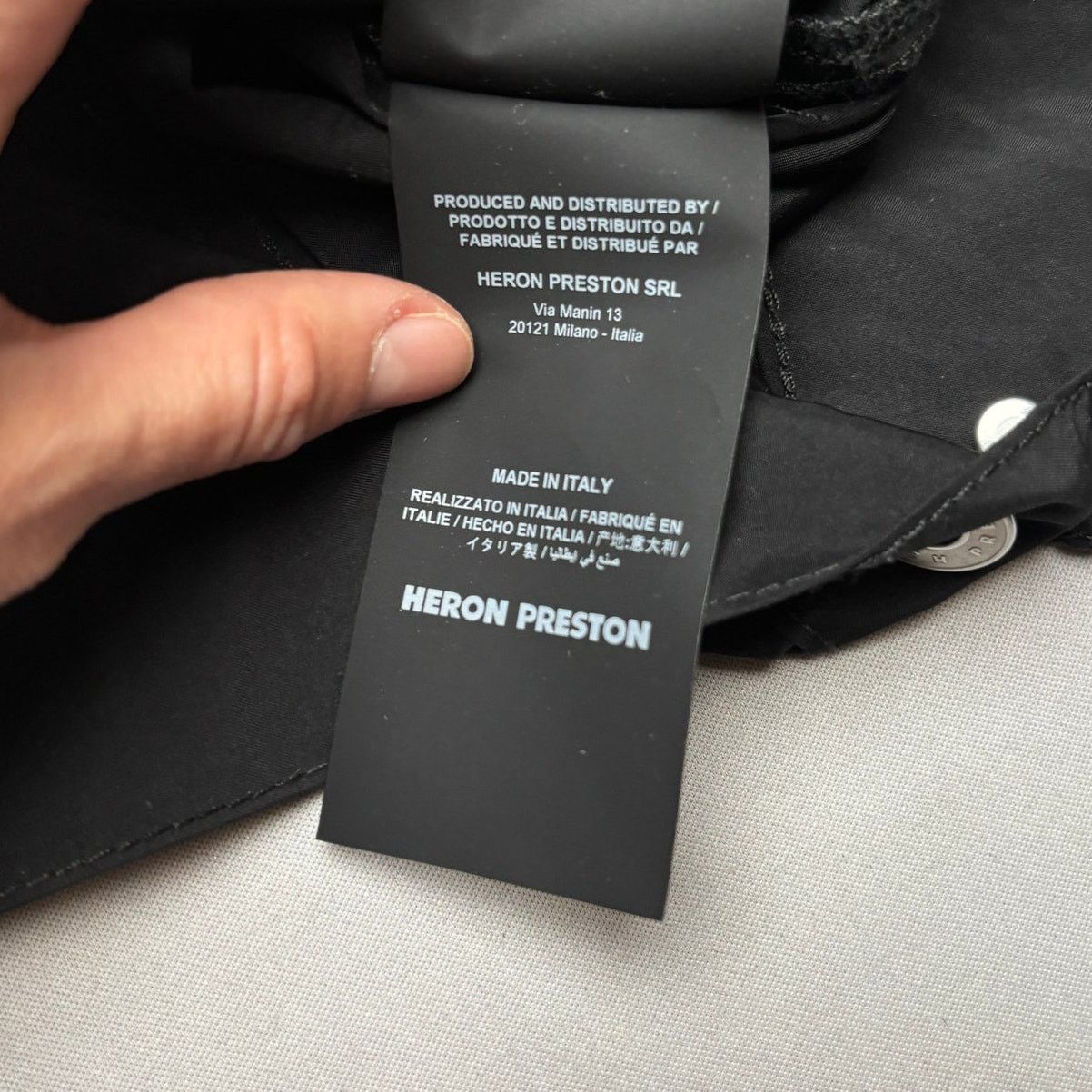 Heron Preston Heron Preston Half and Half Trucker Jacket Men's M Two Tone Size US M / EU 48-50 / 2 - 11 Thumbnail