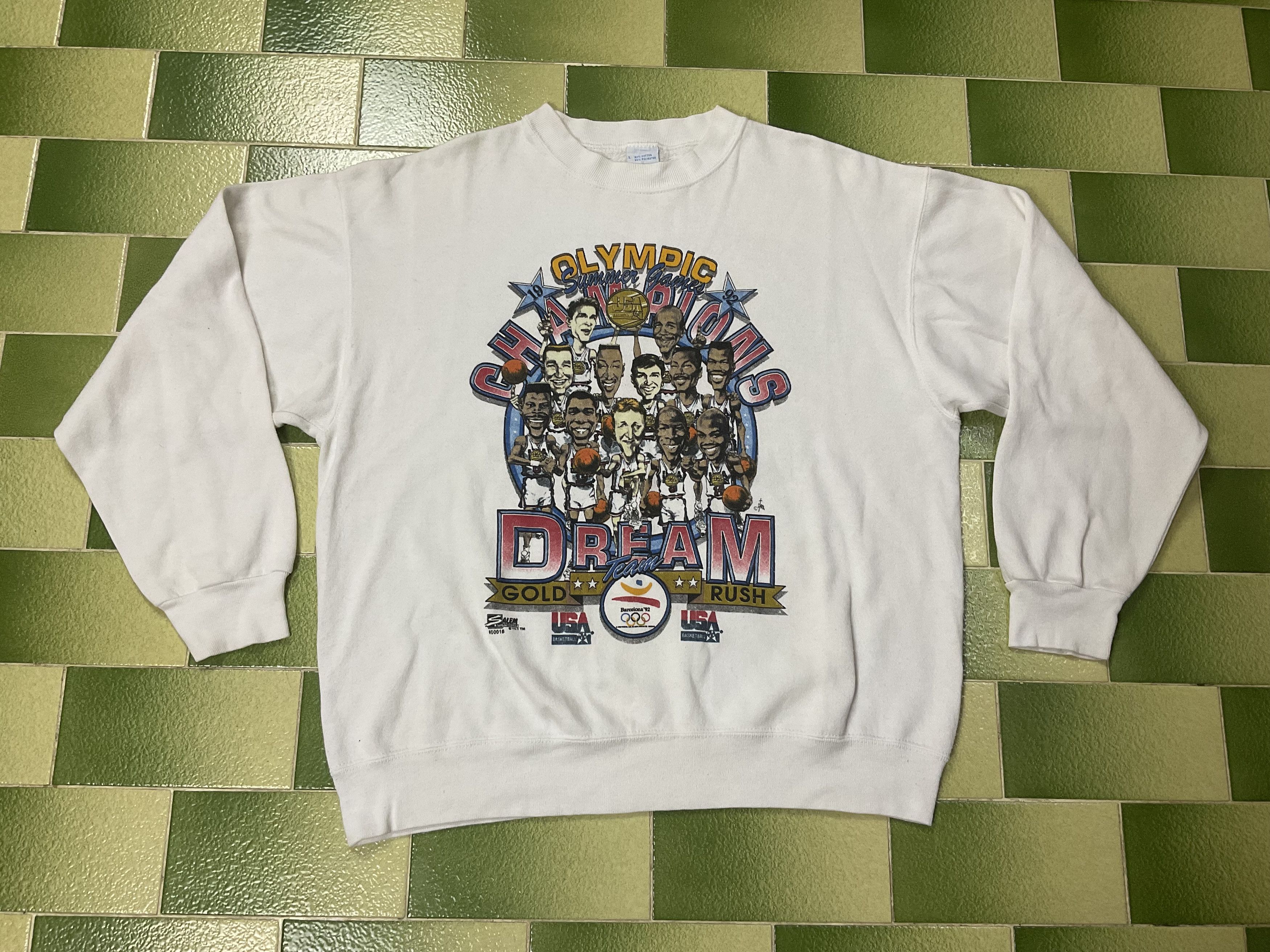 Vintage USA Dream Team Gold Rush 1992 Olympics Sweatshirt