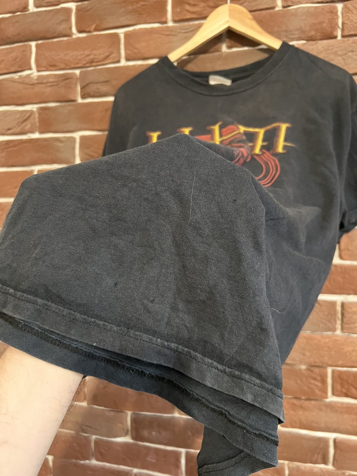 Band Tees Vintage Y2K 2000s HIM Heartagram Logo Shirt Bam Band Metal Size US L / EU 52-54 / 3 - 4 Thumbnail
