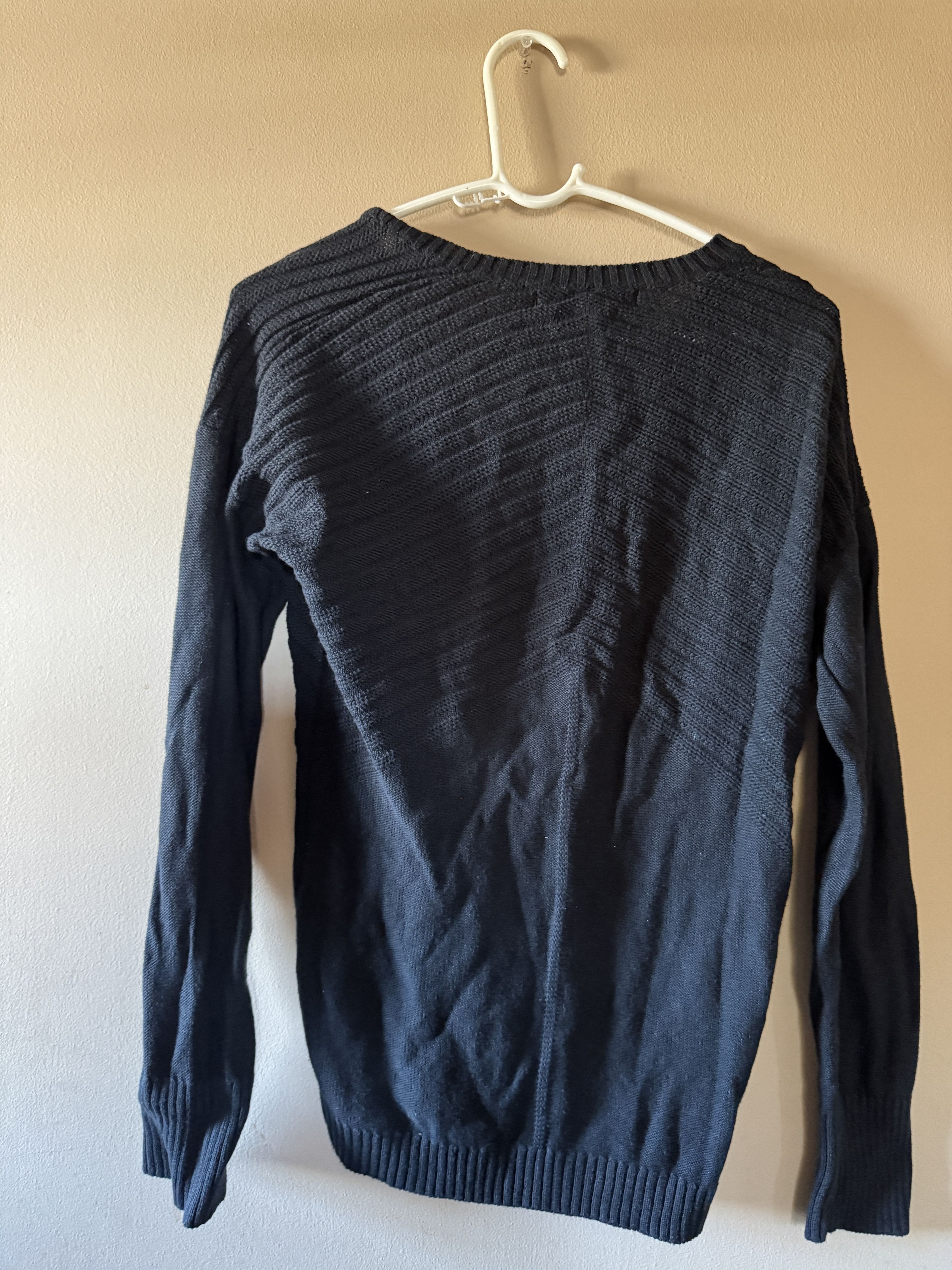 Zara Deep V Neck silk linen cotton sweater Size US S / EU 44-46 / 1 - 3 Thumbnail