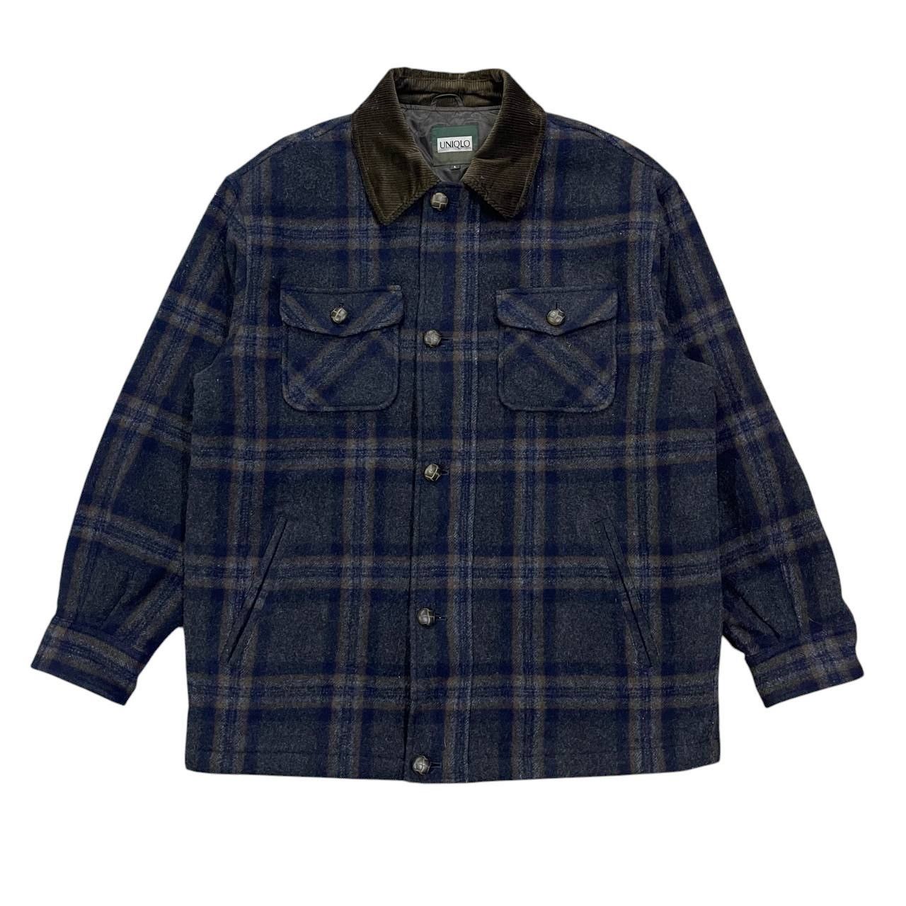 Uniqlo Vintage 90’s Uniqlo Plaid Wool Jacket Size US L / EU 52-54 / 3 - 1 Thumbnail