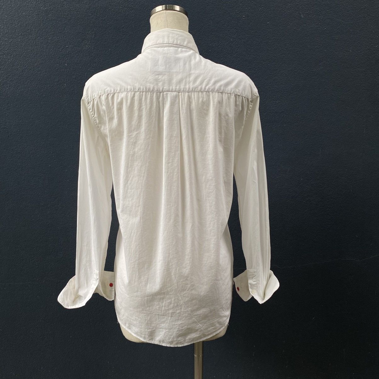 Paul Smith Paul Smith White Shirt with Floral Cuffs Size XL / US 12-14 / IT 48-50 - 3 Thumbnail