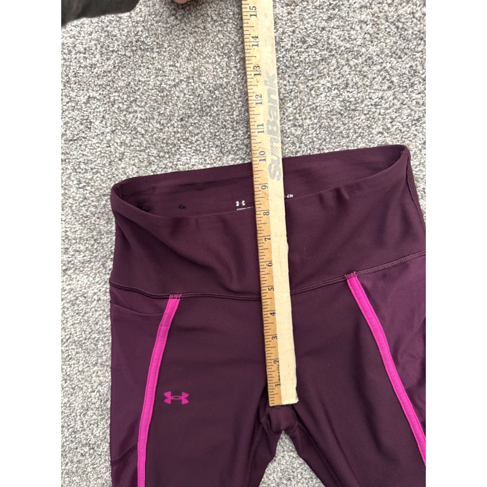 Under Armour VINTAGE Under Armour Compression Leggings Womens S Heat Gear Athleisure Retro Y2K Leggings Skinny Purple Womens Size 28" / US 6 / IT 42 - 5 Thumbnail
