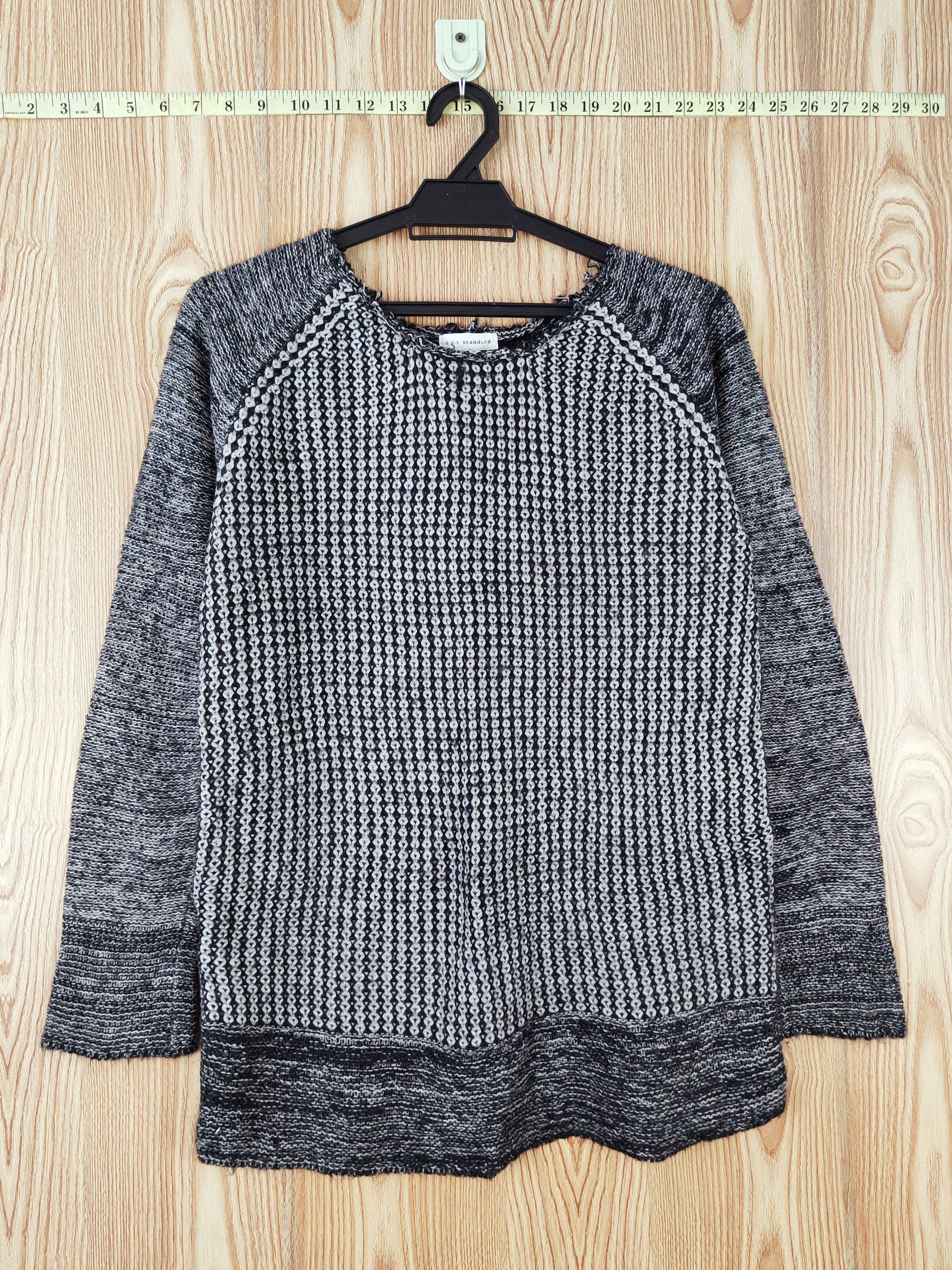 Homespun Knitwear × Japanese Brand × Vintage A.v.v Standard Black Knitwear Sweatshirts #W868 Size M / US 6-8 / IT 42-44 - 1 Thumbnail